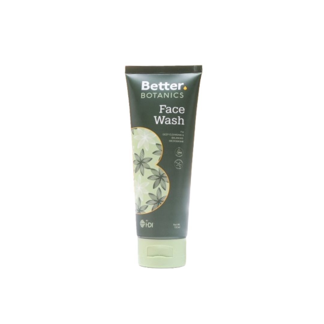 Better Botanics™ Face Wash - Deep Cleansing - Smooth & Nourished Skin - Strengthened Skin Barrier - 100ml