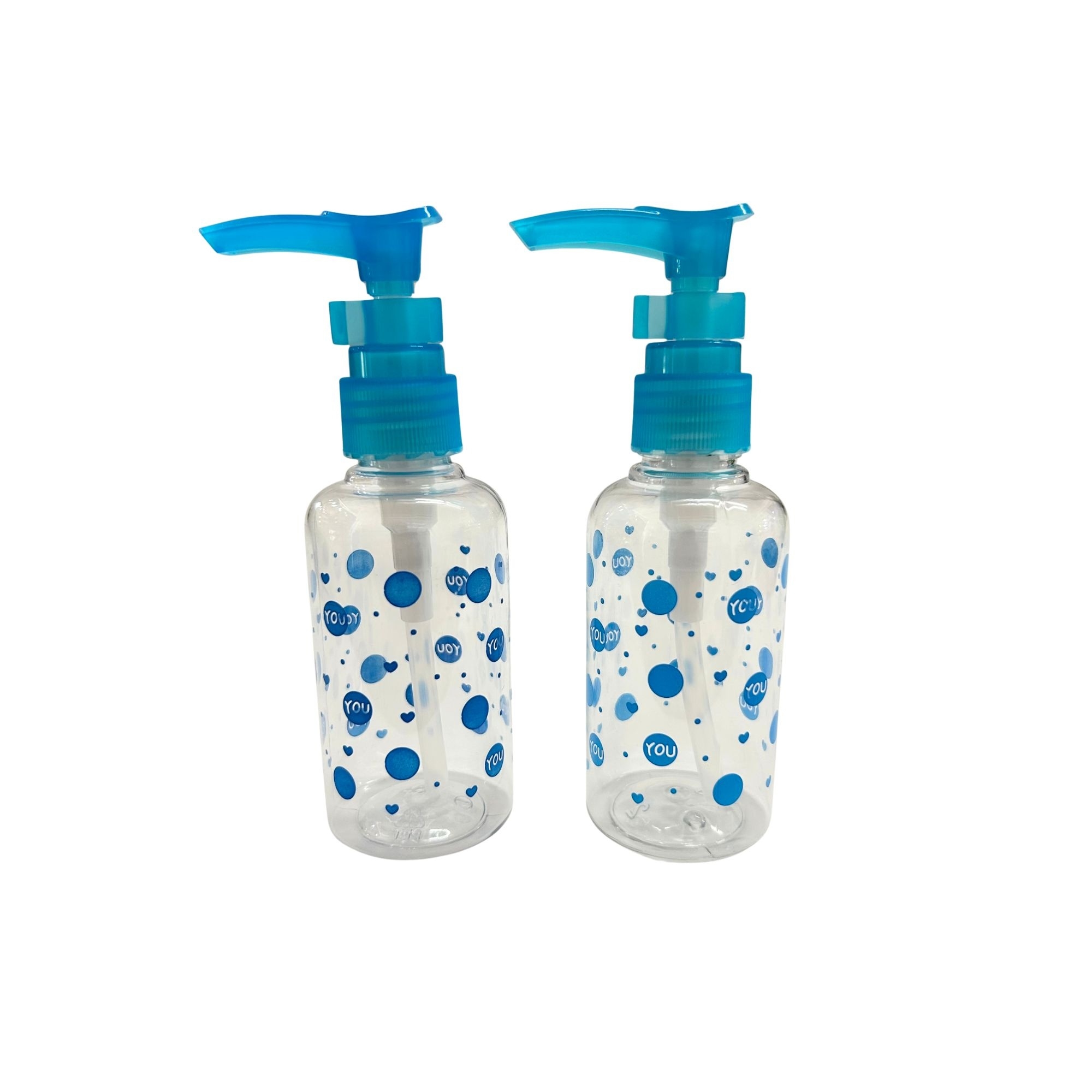 TR 0030 TRANSPARENT LONG PUMP BOTTLE 75ML 2PCS image