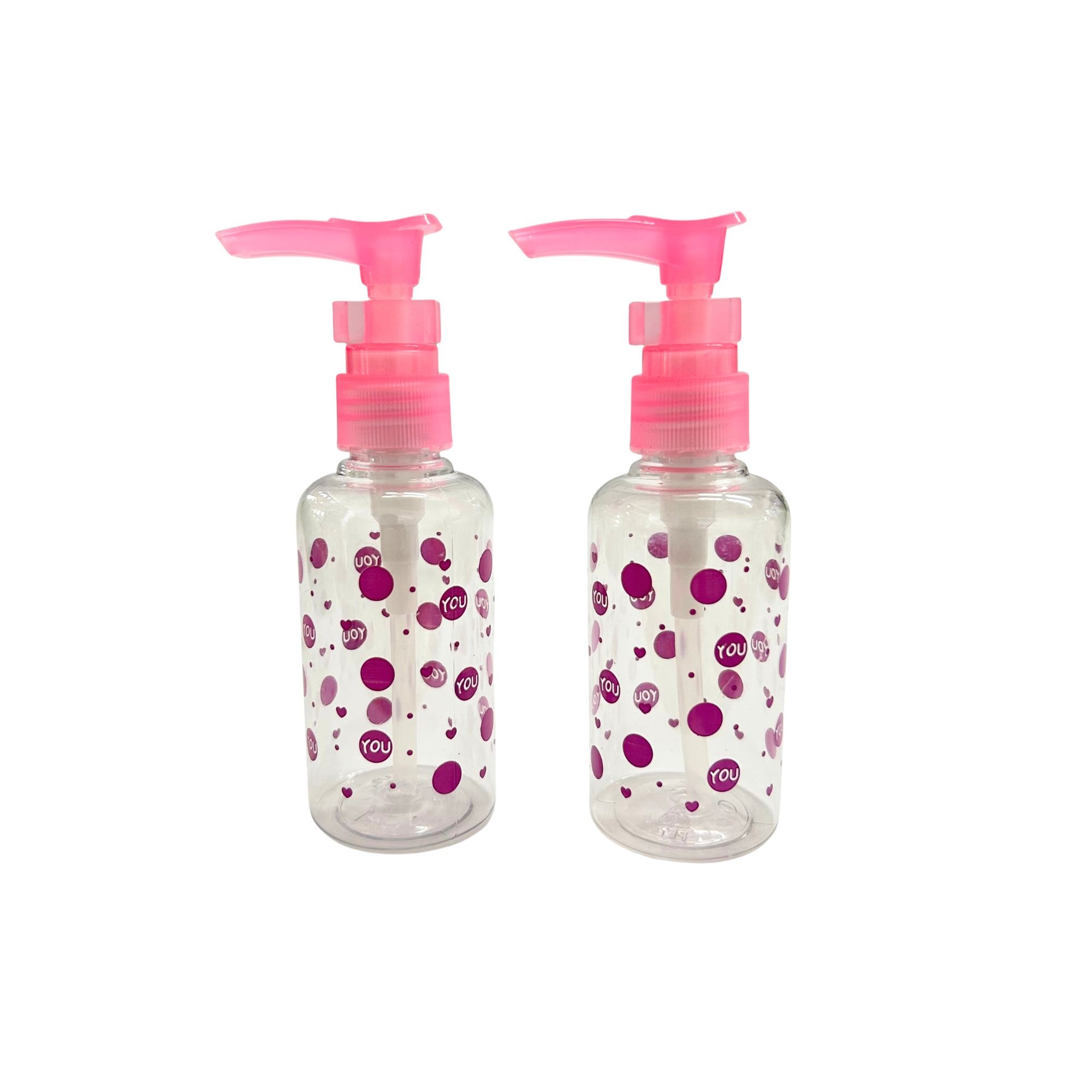 TR 0030 TRANSPARENT LONG PUMP BOTTLE 75ML 2PCS image