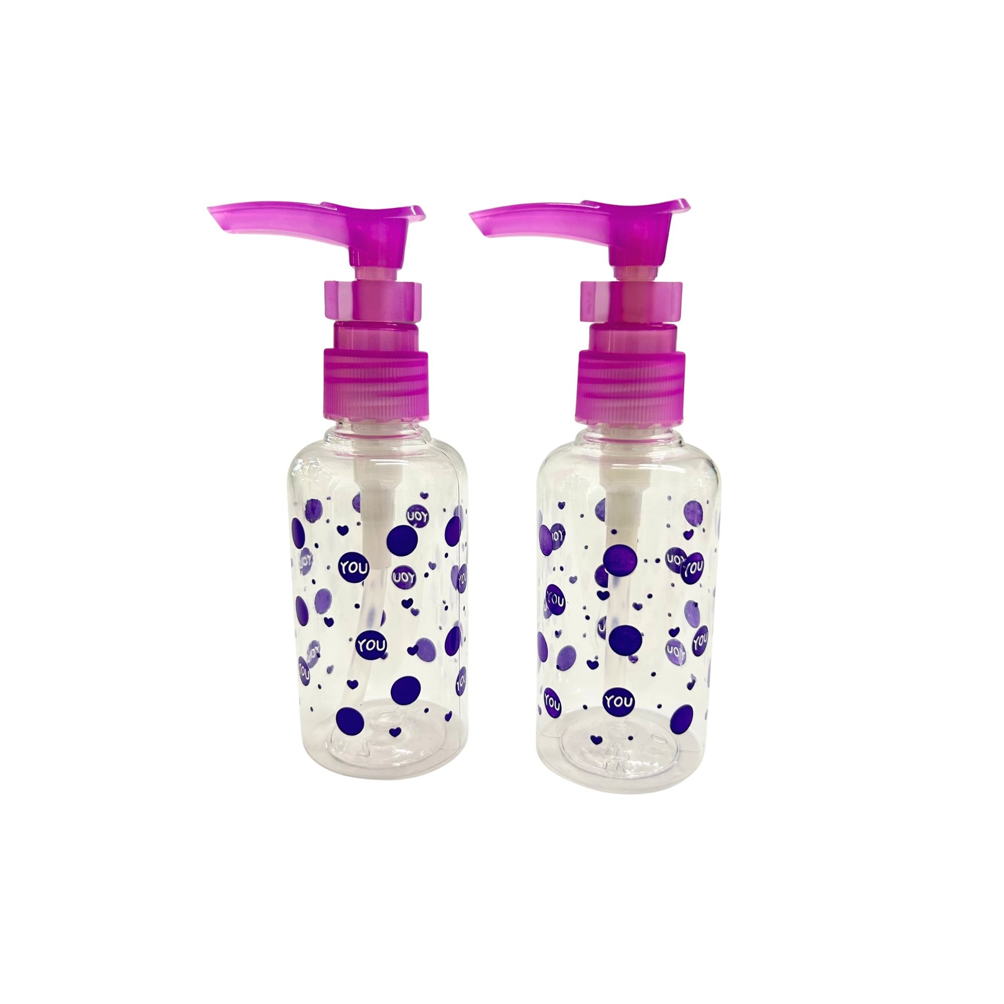 TR 0030 TRANSPARENT LONG PUMP BOTTLE 75ML 2PCS image