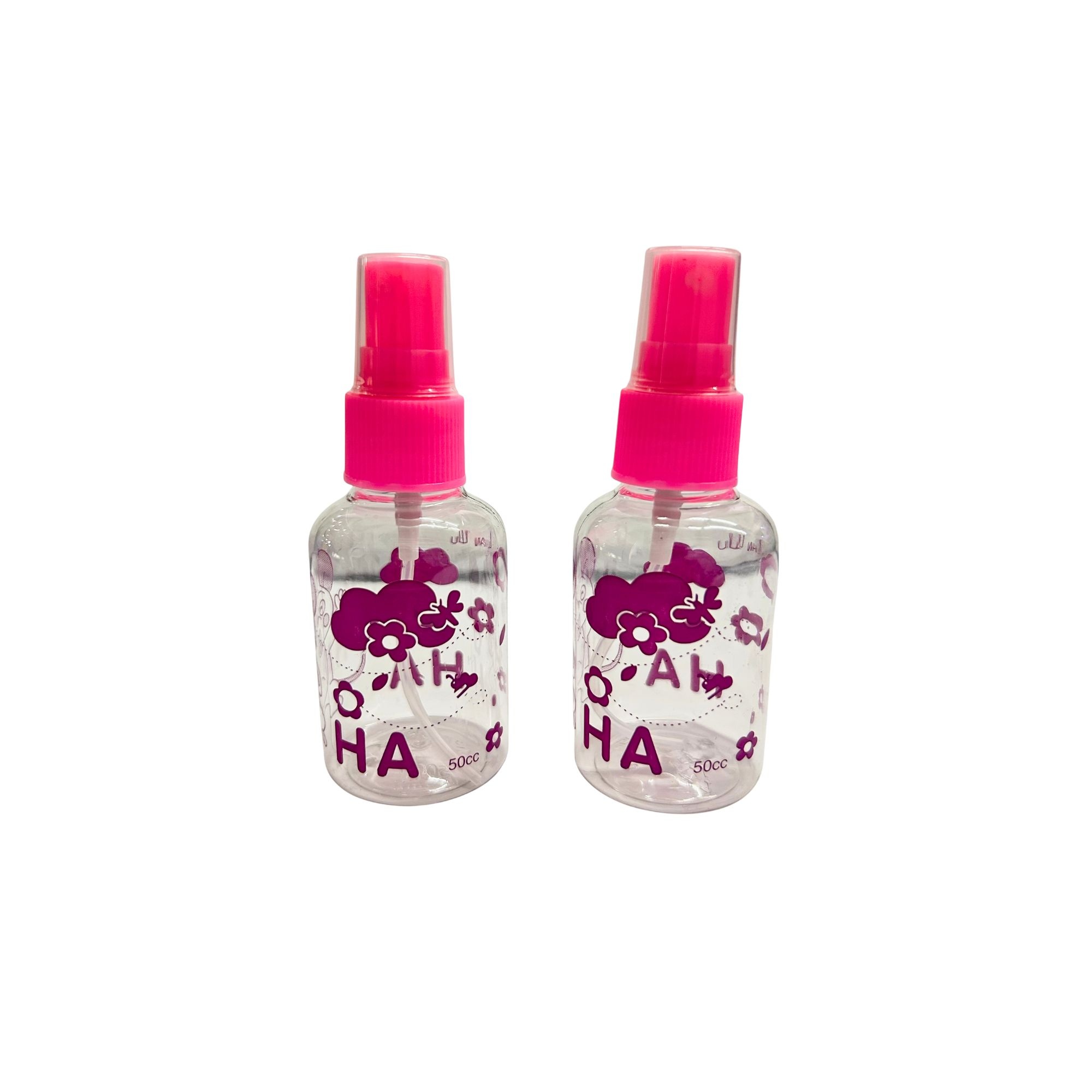 TR 0069 TRANSPARENT SPRAY BOTTLE 50ML 2PCS image