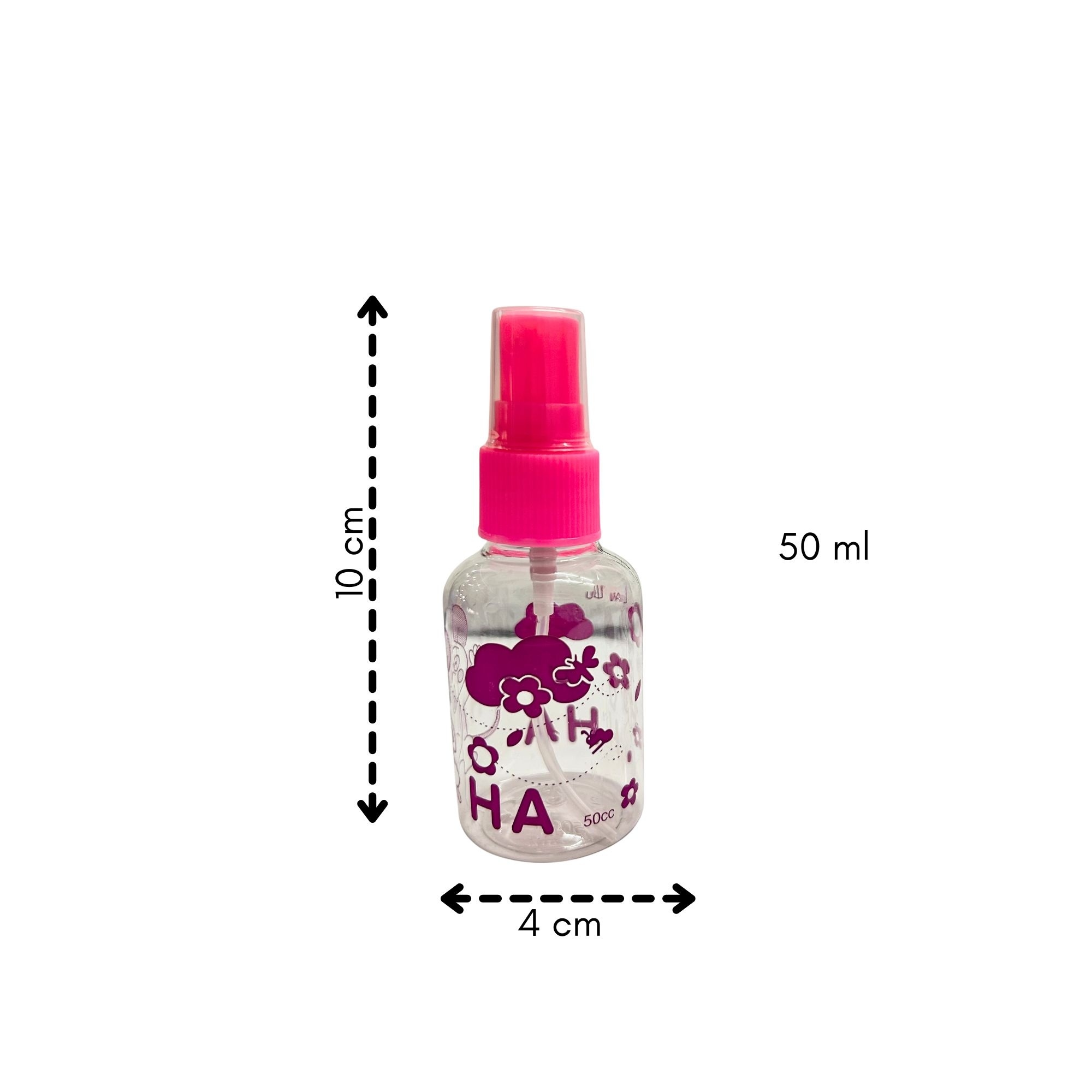 TR 0069 TRANSPARENT SPRAY BOTTLE 50ML 2PCS image
