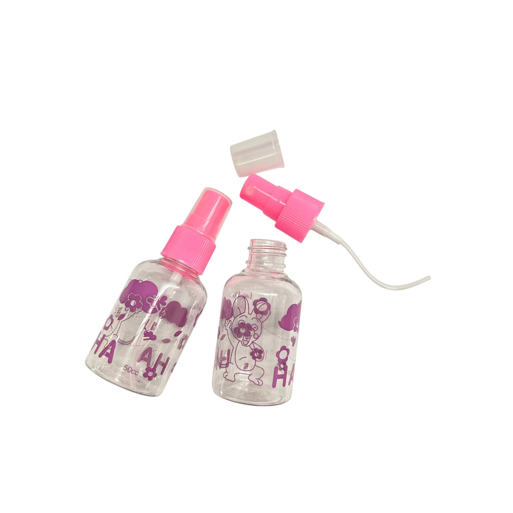 TR 0069 TRANSPARENT SPRAY BOTTLE 50ML 2PCS image
