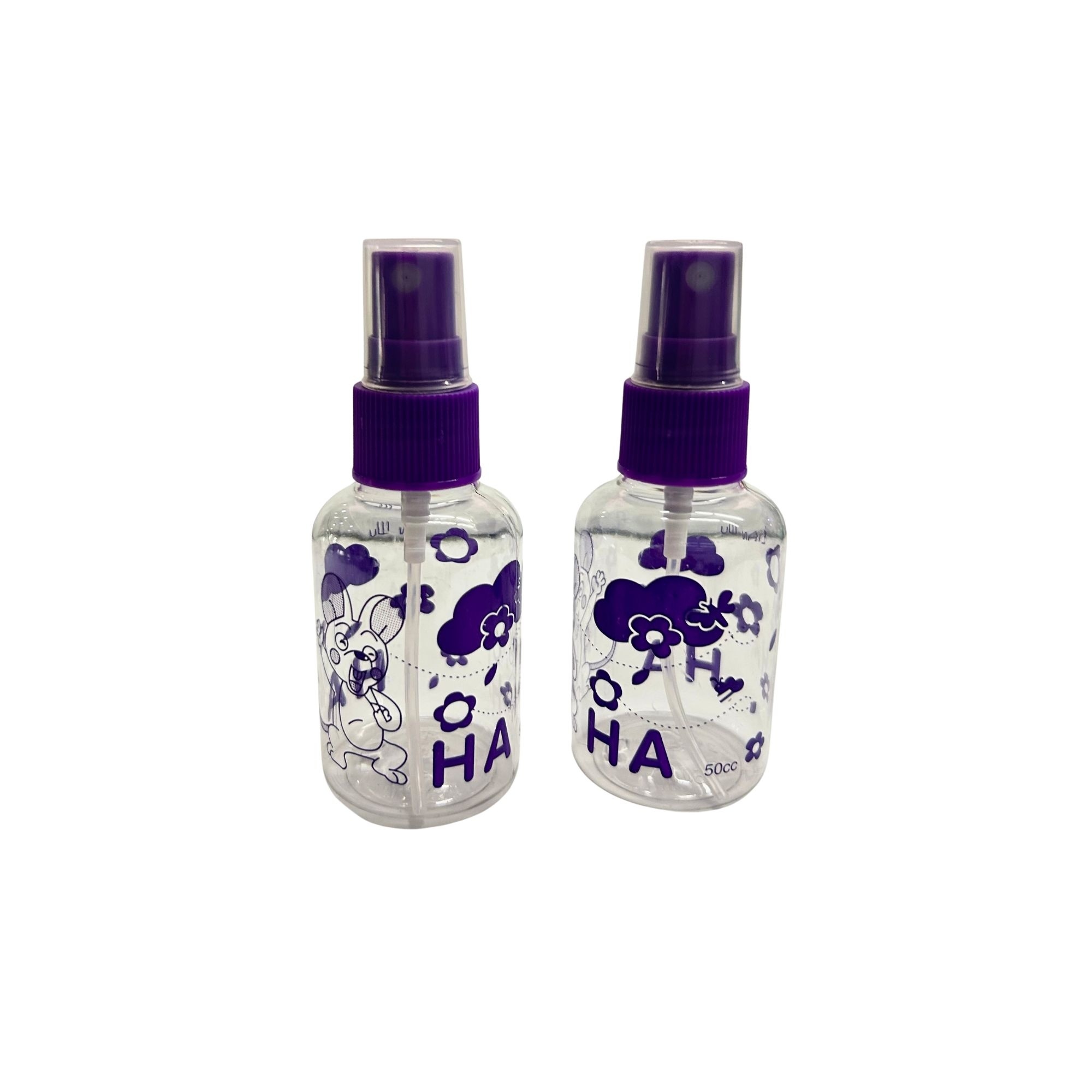 TR 0069 TRANSPARENT SPRAY BOTTLE 50ML 2PCS image