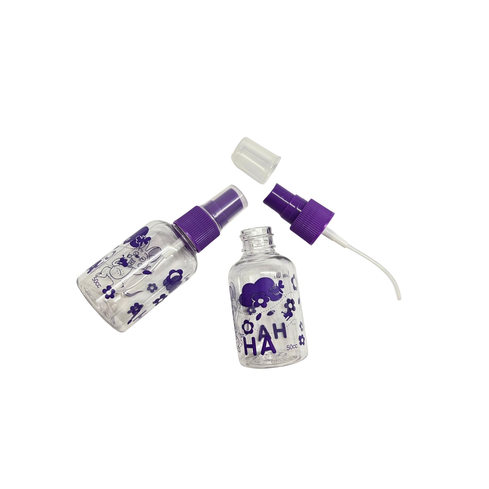 TR 0069 TRANSPARENT SPRAY BOTTLE 50ML 2PCS image