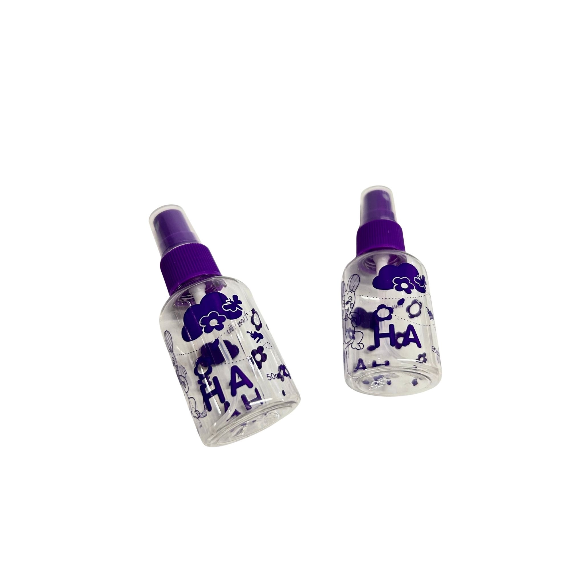 TR 0069 TRANSPARENT SPRAY BOTTLE 50ML 2PCS image
