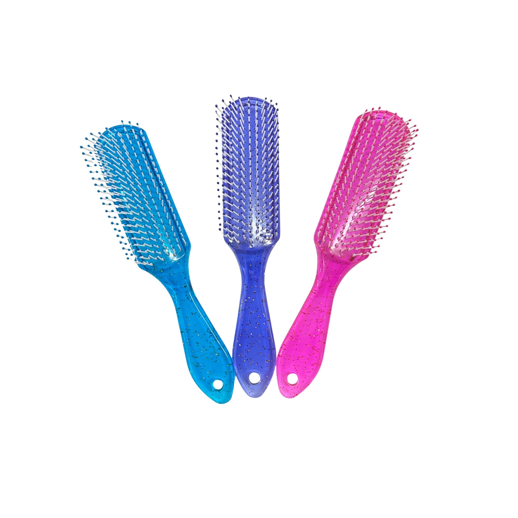 CB-0101 GLITTER GLOW PADDLE BRUSH image
