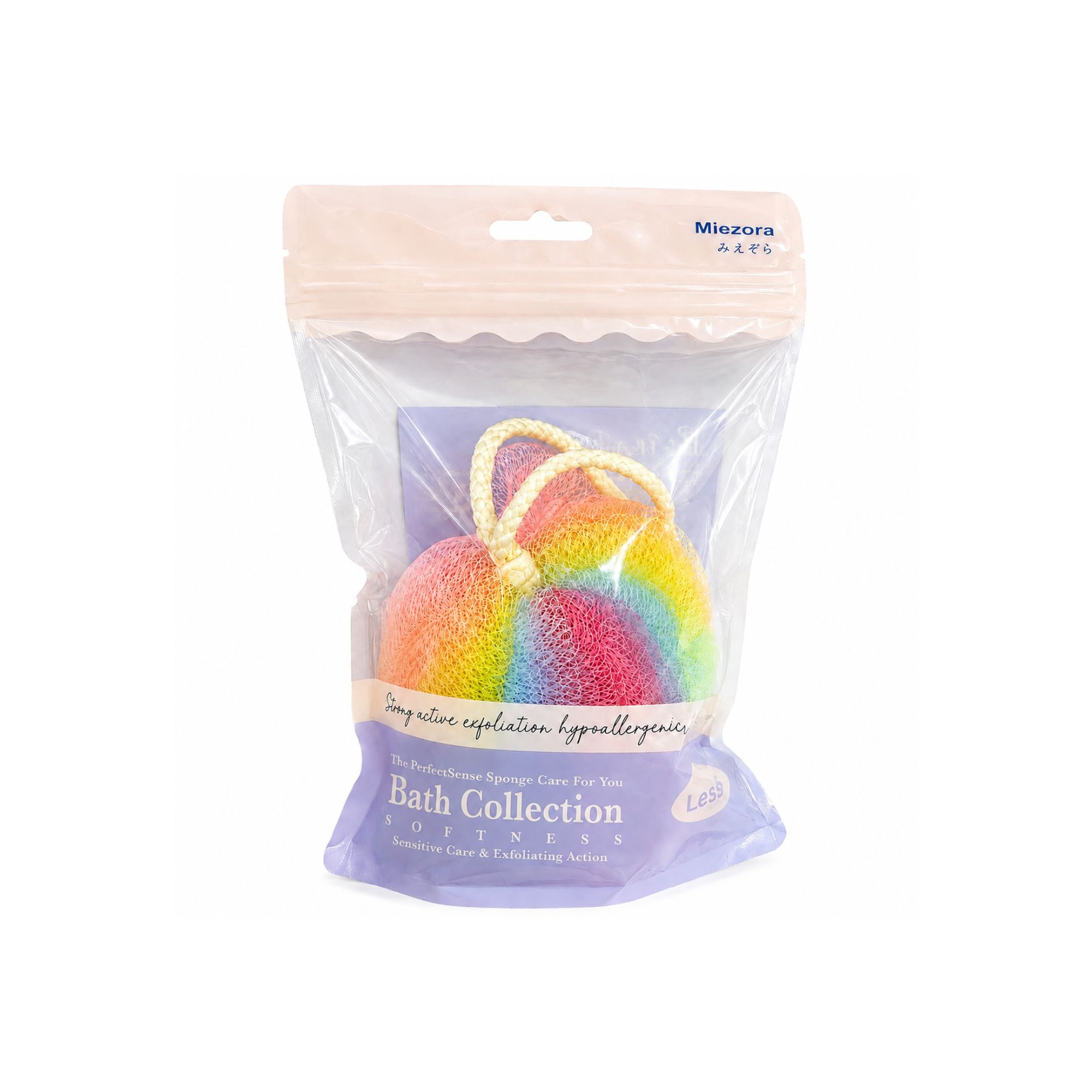 #0227 BATH NYLON ROUND RAINBOW