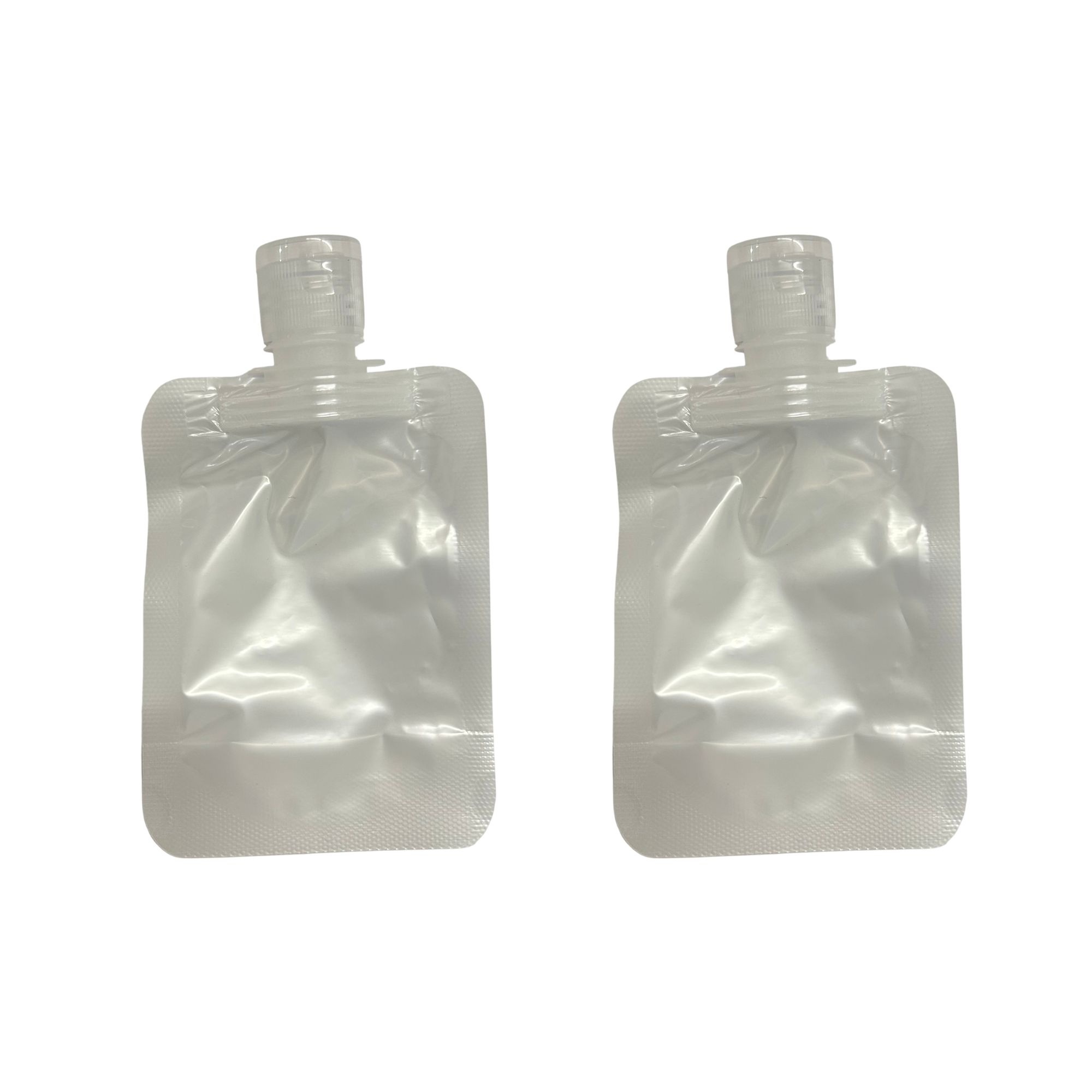 #0229 TRAVEL REFILLABLE SQUEEZE POUCH 50ML 2PCS