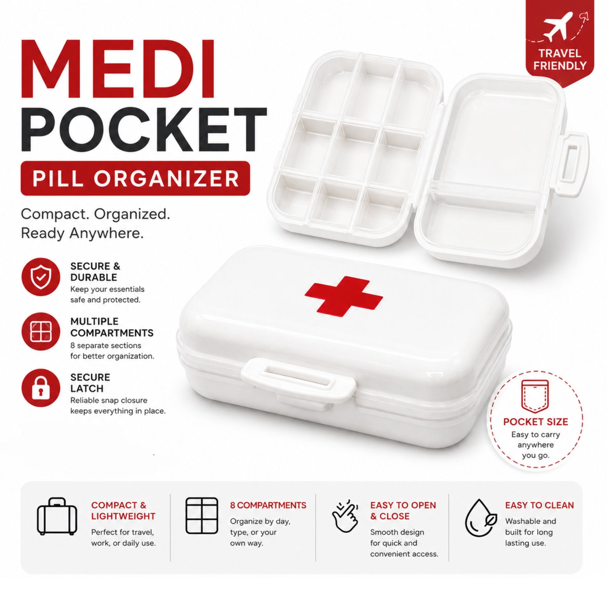 #0280 MEDIPOCKET PILL ORGANIZER