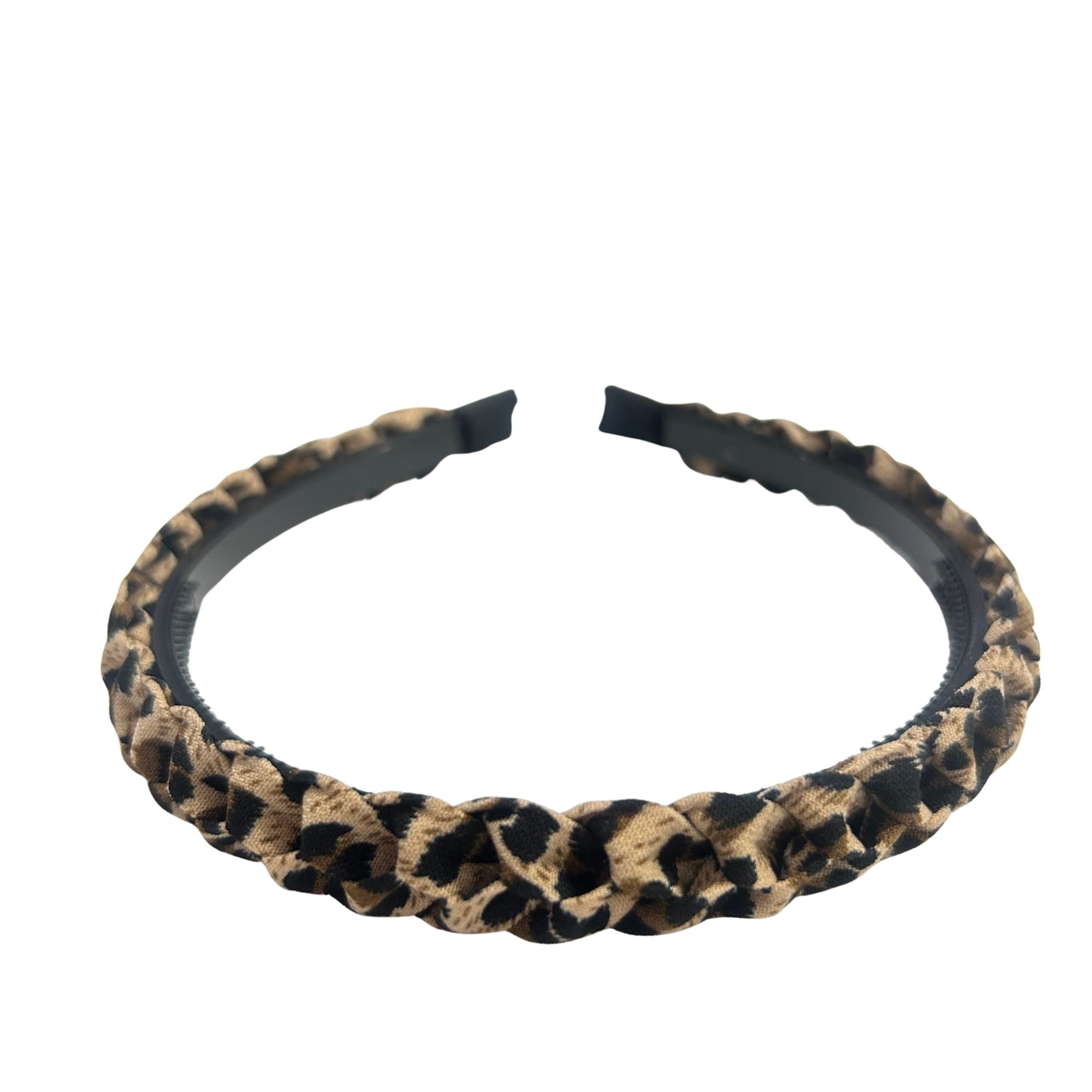 #0295 LEOPARD BRAIDED HAIRBAND image