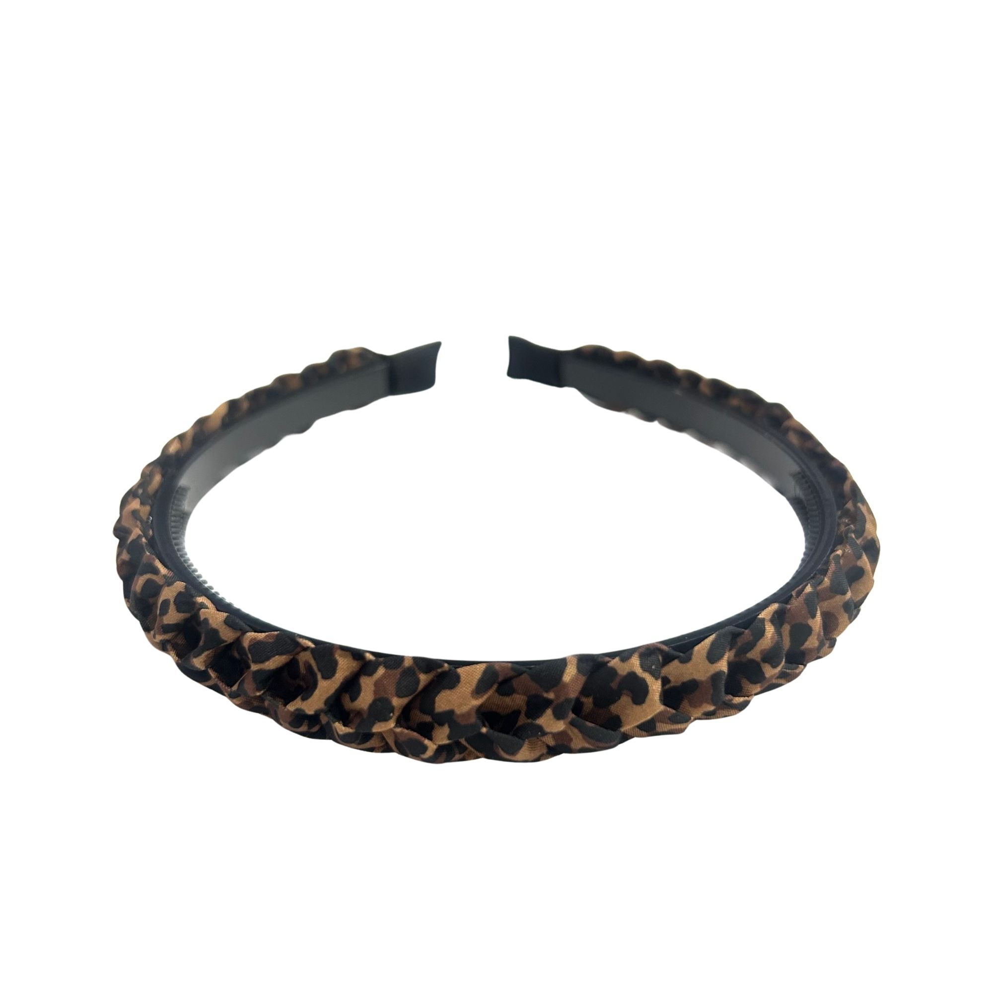 #0295 LEOPARD BRAIDED HAIRBAND image