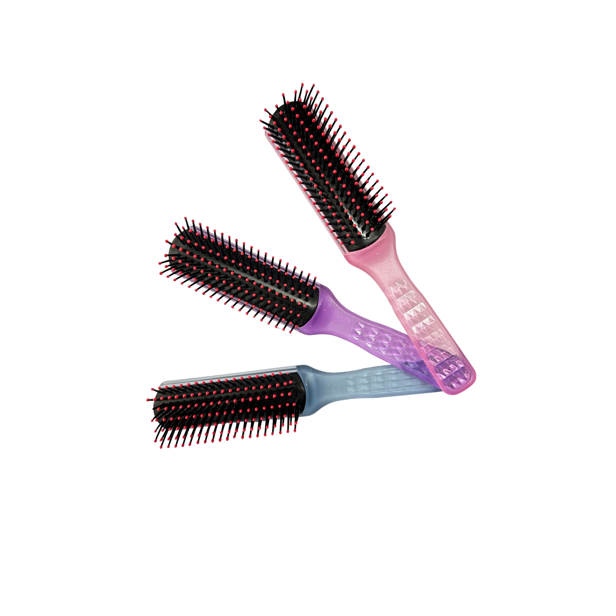 CB 0300 DIAMOND GRIP RUBBER PAD HAIR BRUSH image
