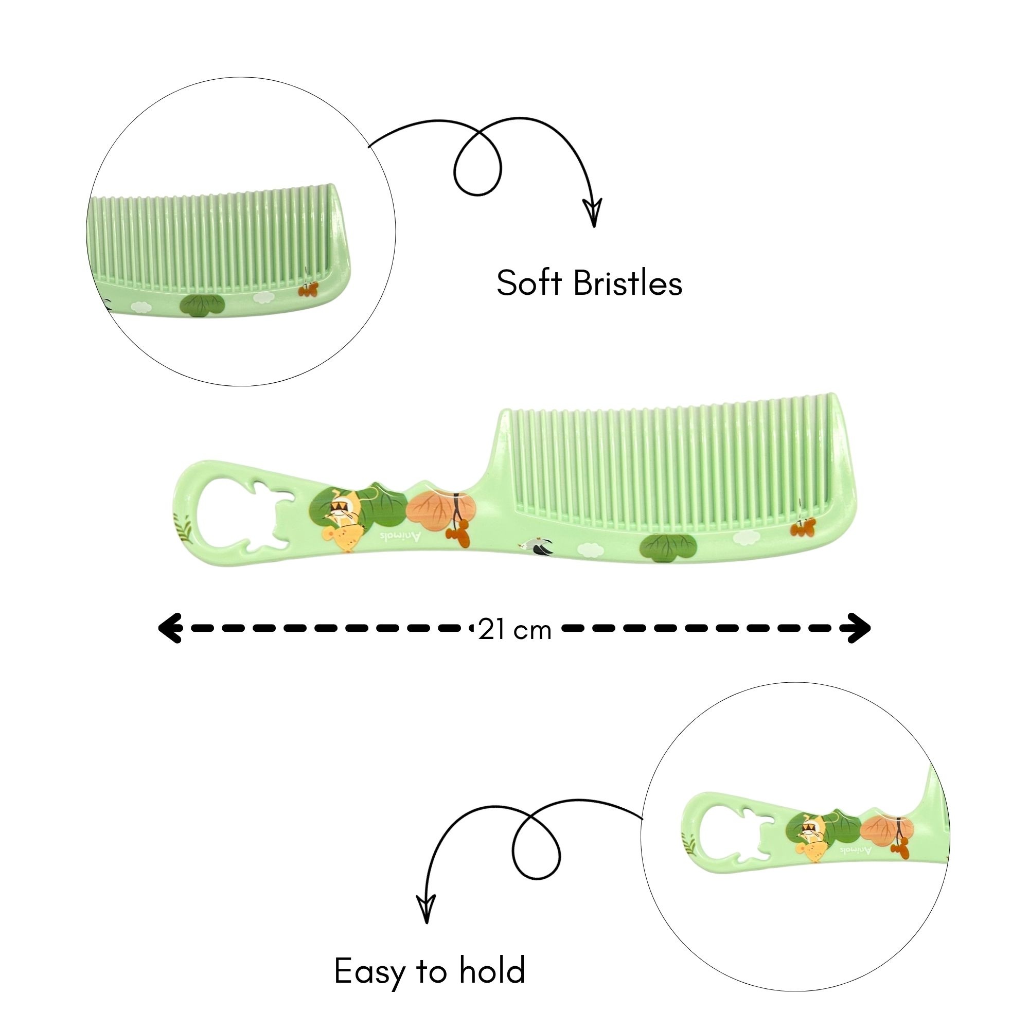 CB 0375 NARROW TOOTH ANIMAL COMB image