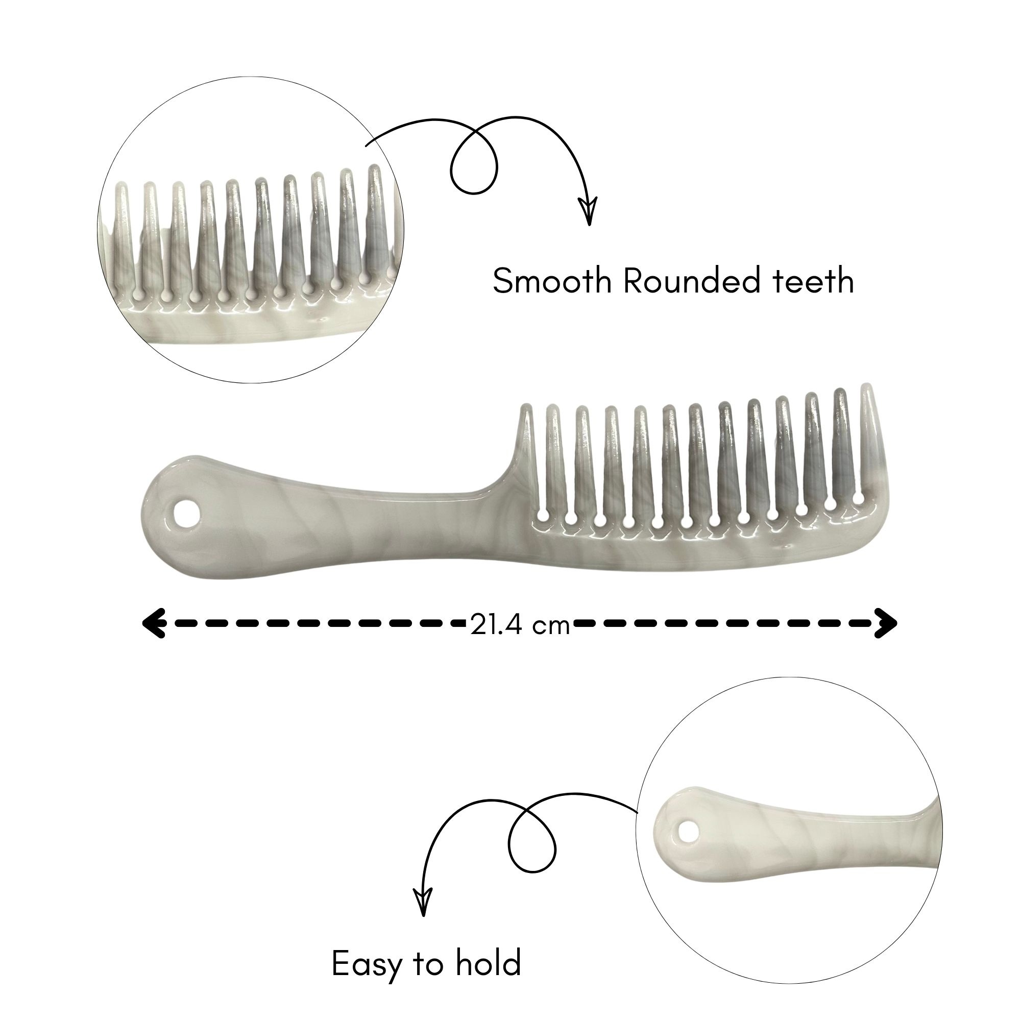 CB-0384 WIDE COMB PEARL COLOUR image
