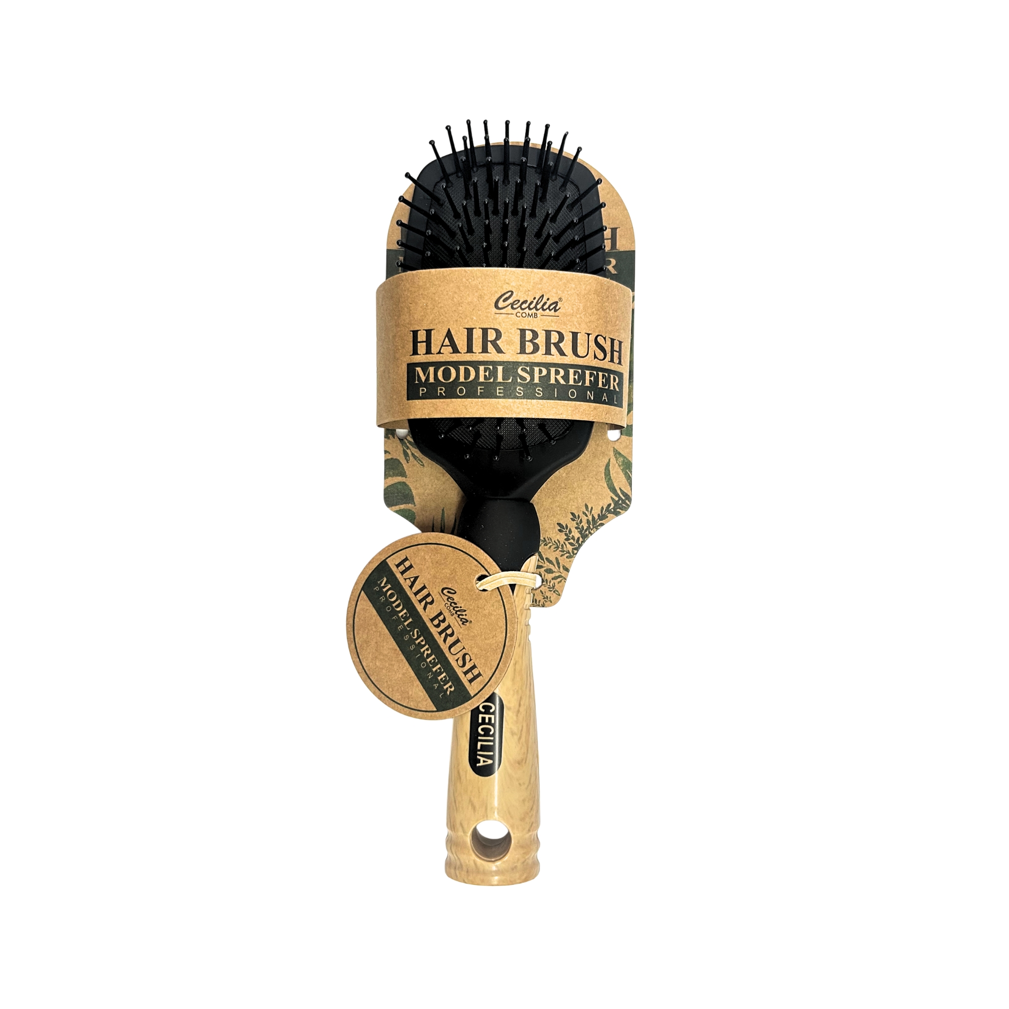 #0392 CECILIA HAIR BRUSH SQUARE (SMALL) image