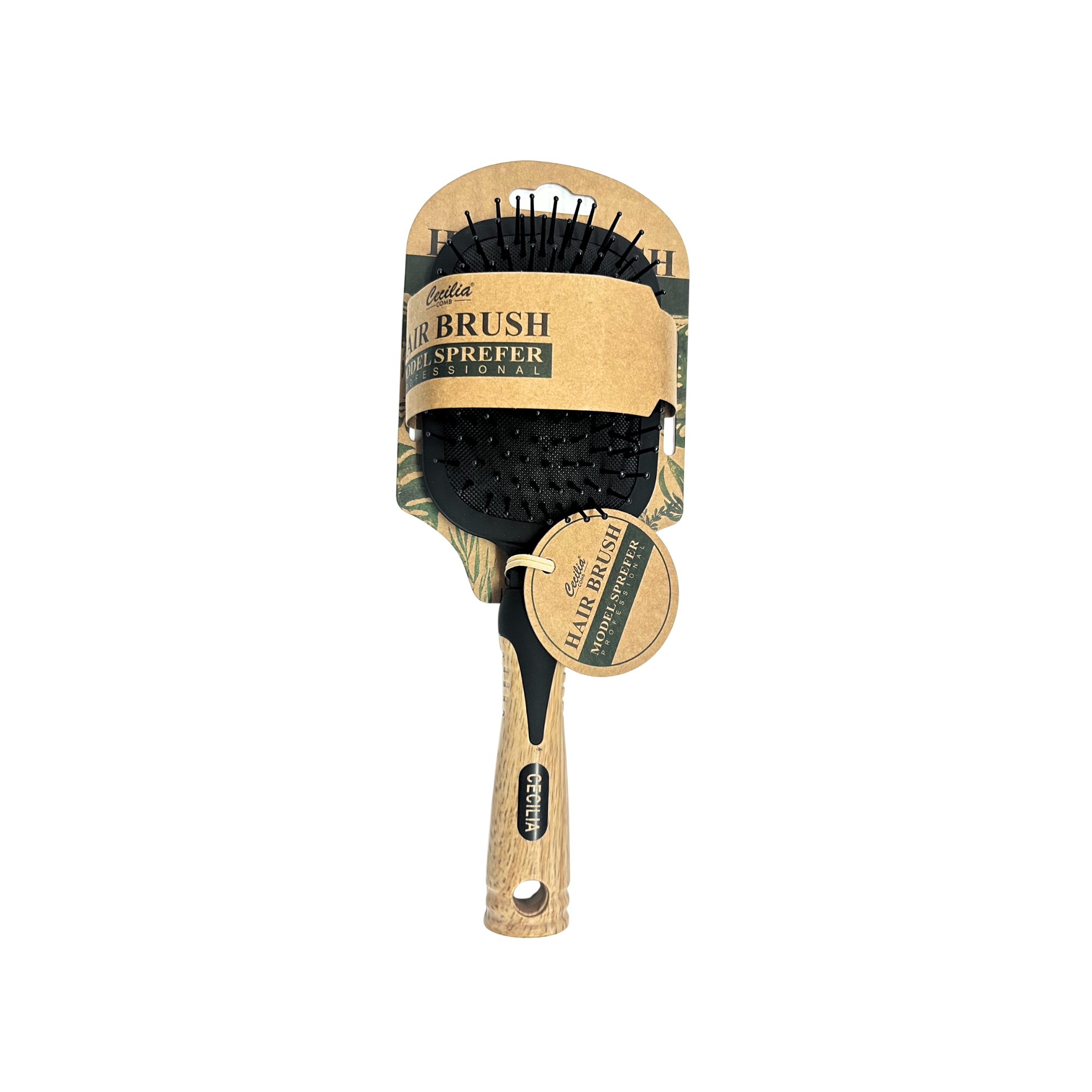 #0395 CECILIA HAIR BRUSH SQUARE (BIG) image