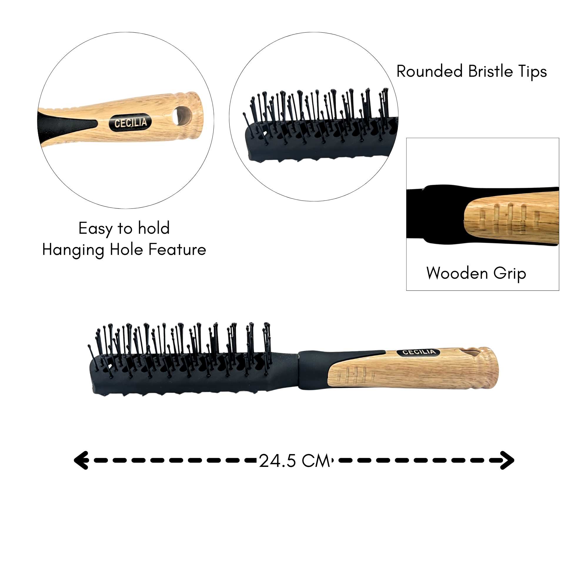 #0396 CECILIA VENT HAIR BRUSH image