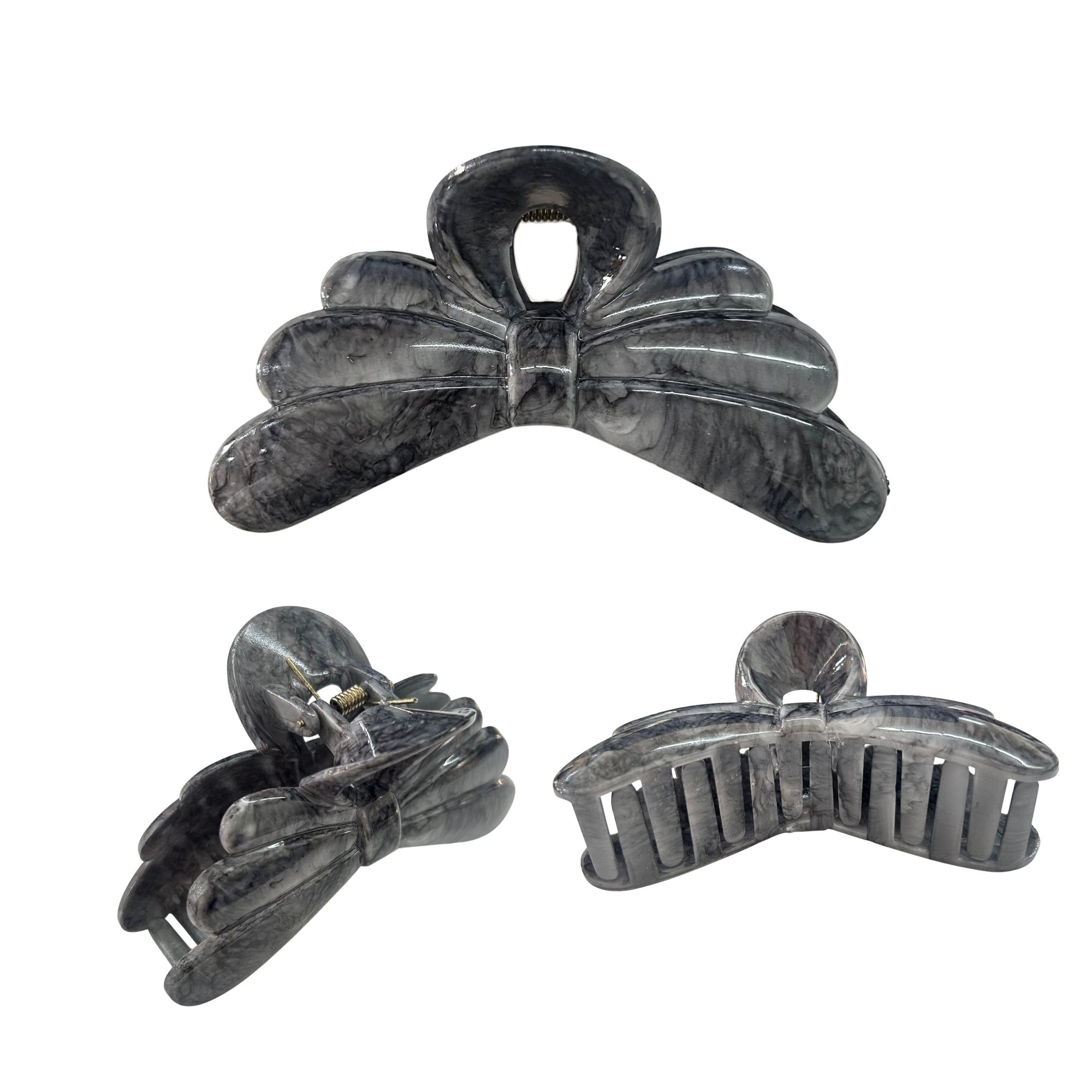 AJC-0454 RIBBON BOW HAIR CLAW 11CM image