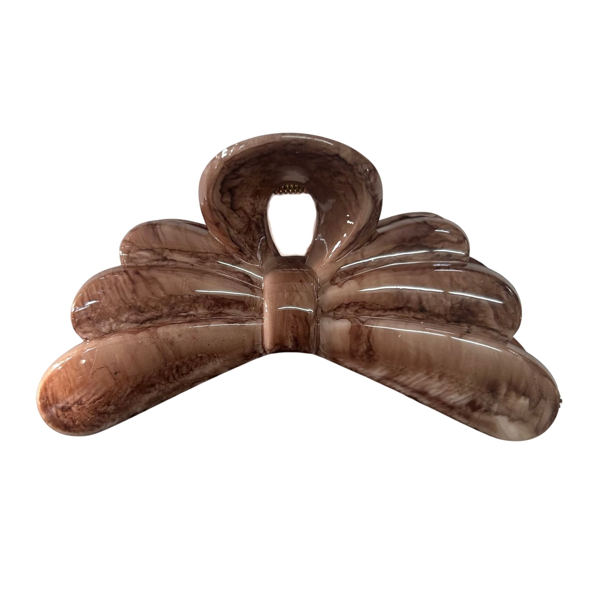 AJC-0454 RIBBON BOW HAIR CLAW 11CM image