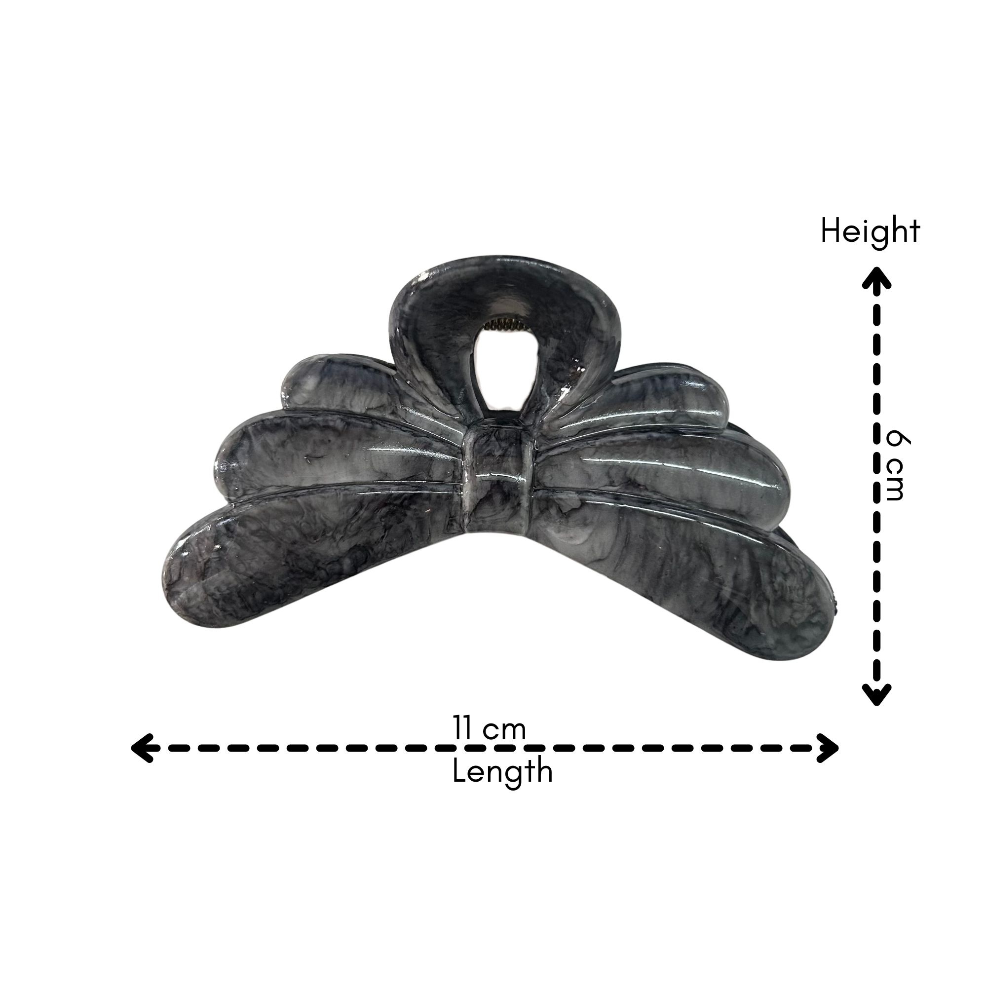 AJC-0454 RIBBON BOW HAIR CLAW 11CM image