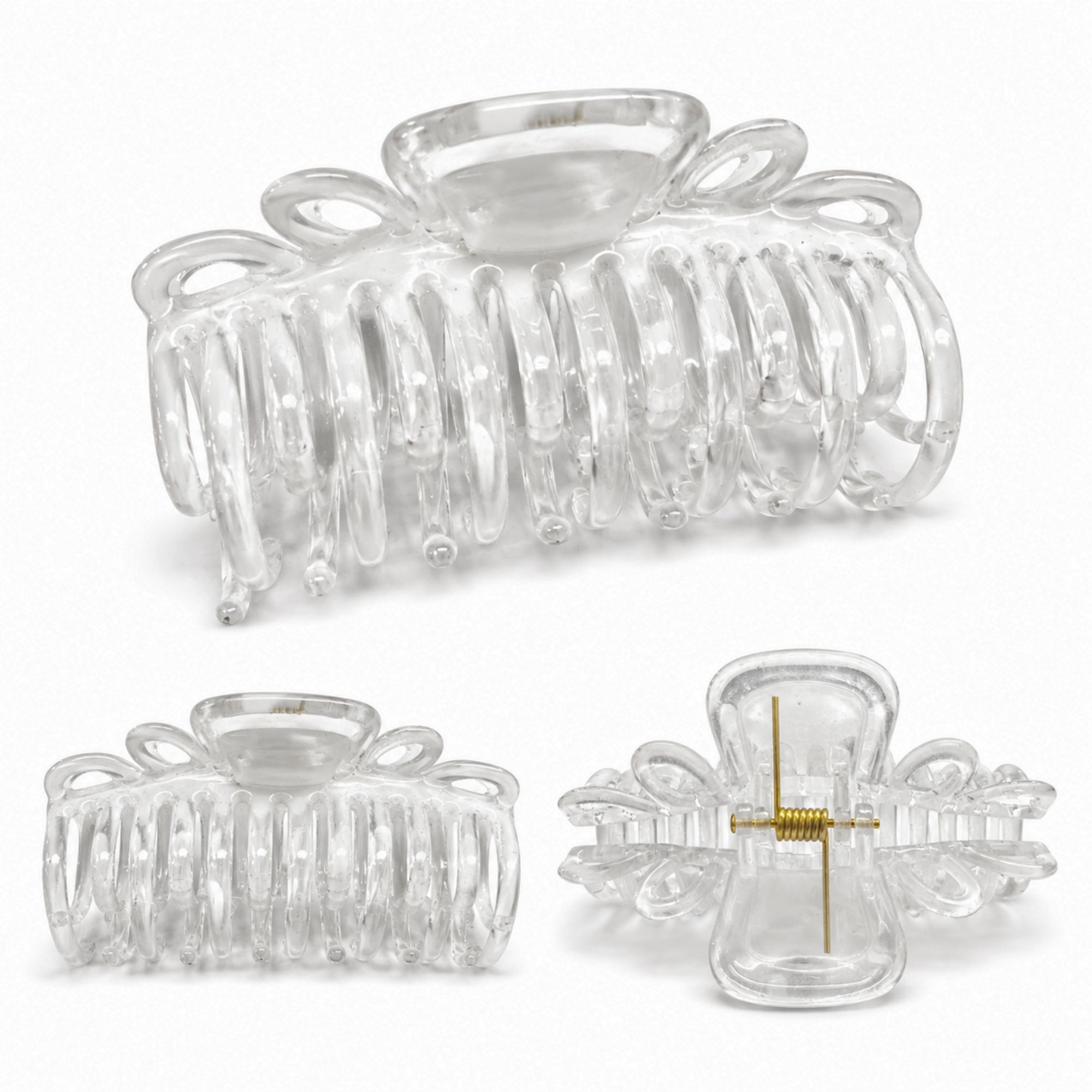 AJC-0455 HAIR CLAW DOUBLE GRIP 8.5CM image