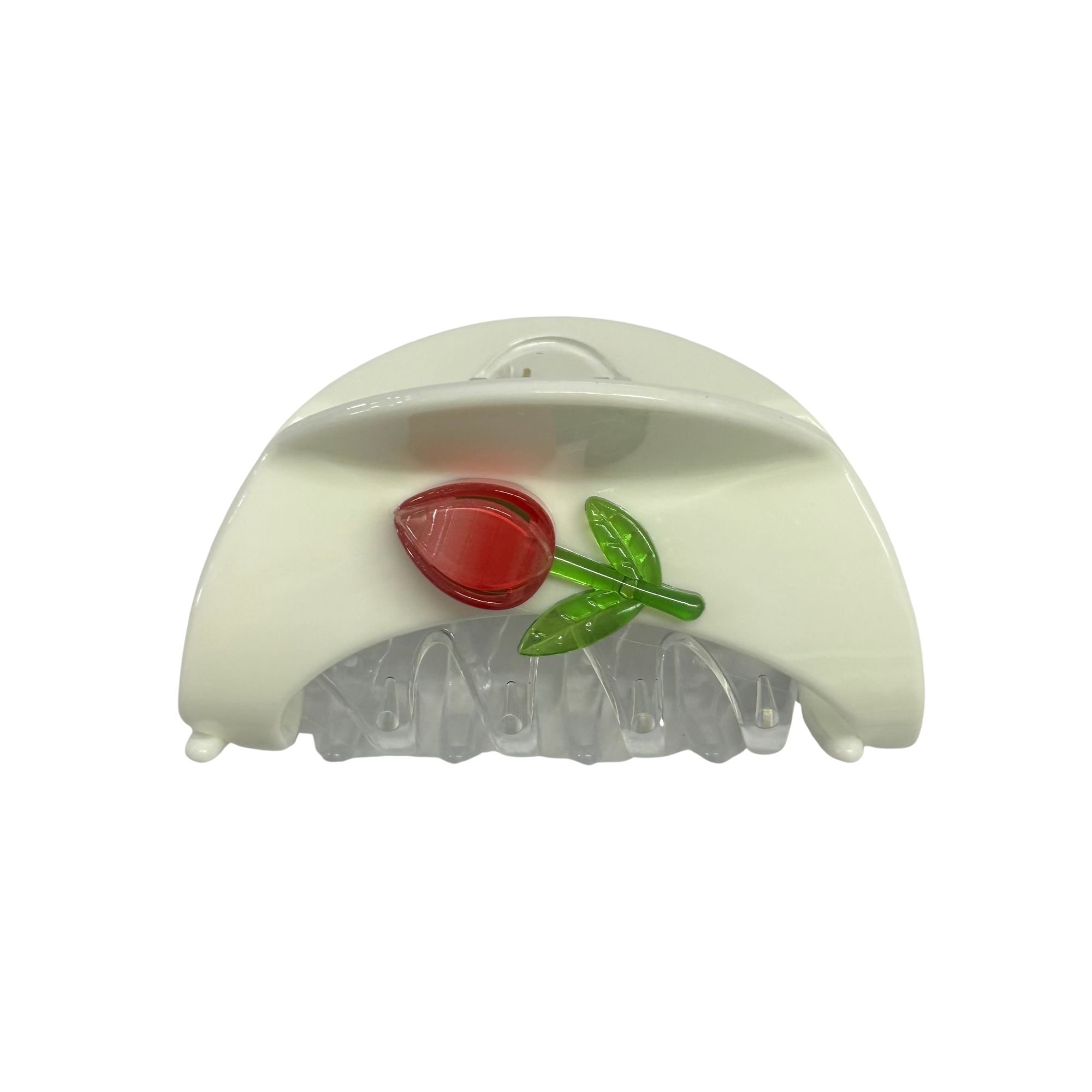 AJC-0457 HALF MOON TULIP HAIR CLAW 9CM image