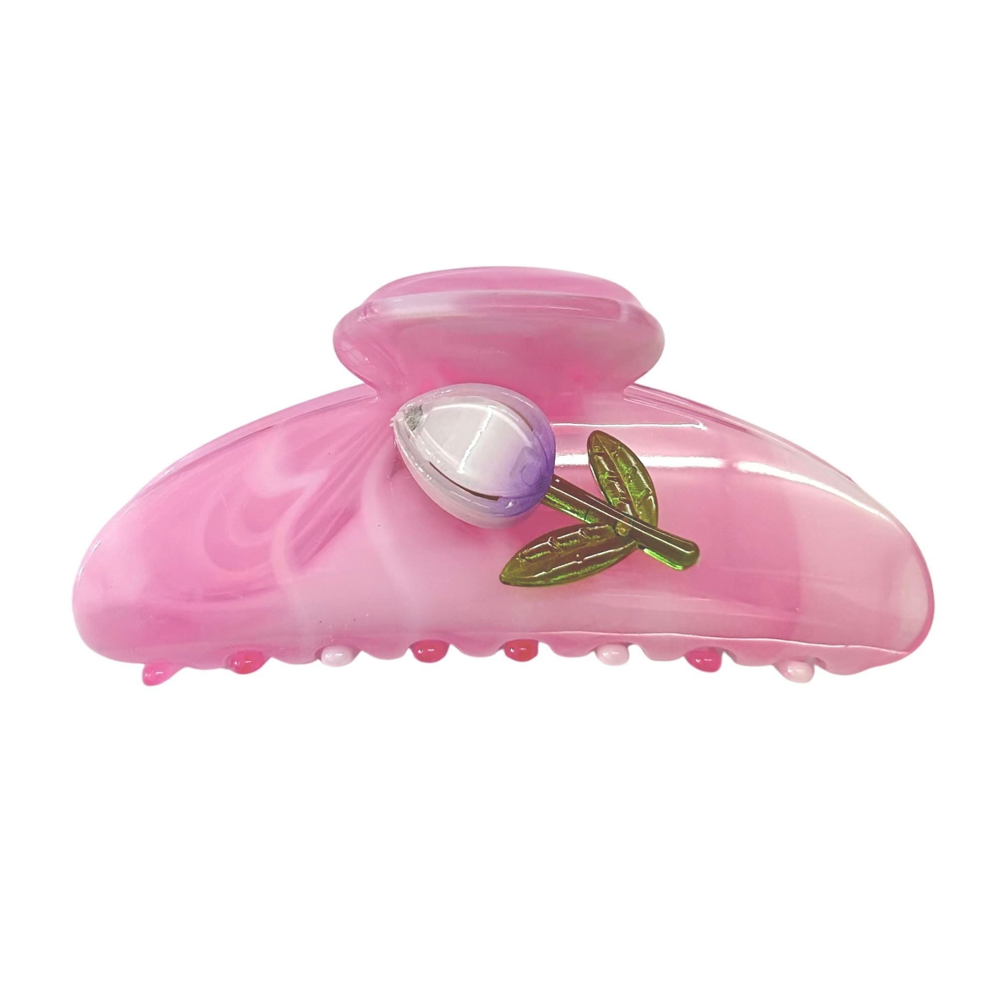AJC-0458 CURVED TULIP HAIR CLAW 10CM image