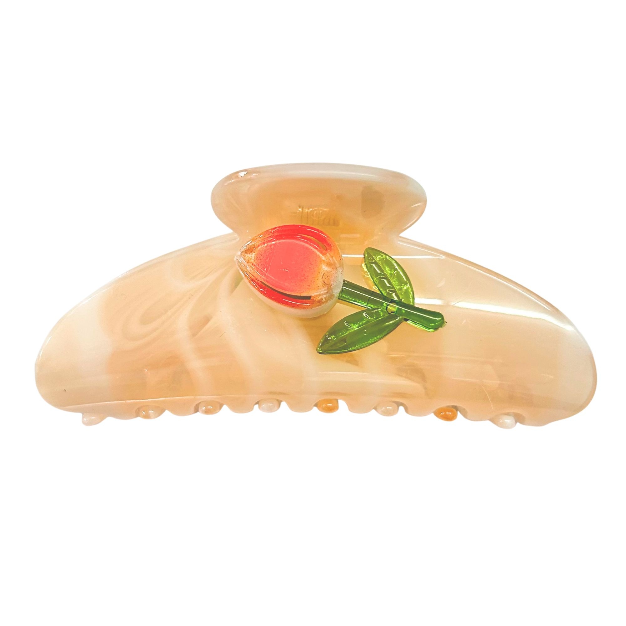 AJC-0458 CURVED TULIP HAIR CLAW 10CM image