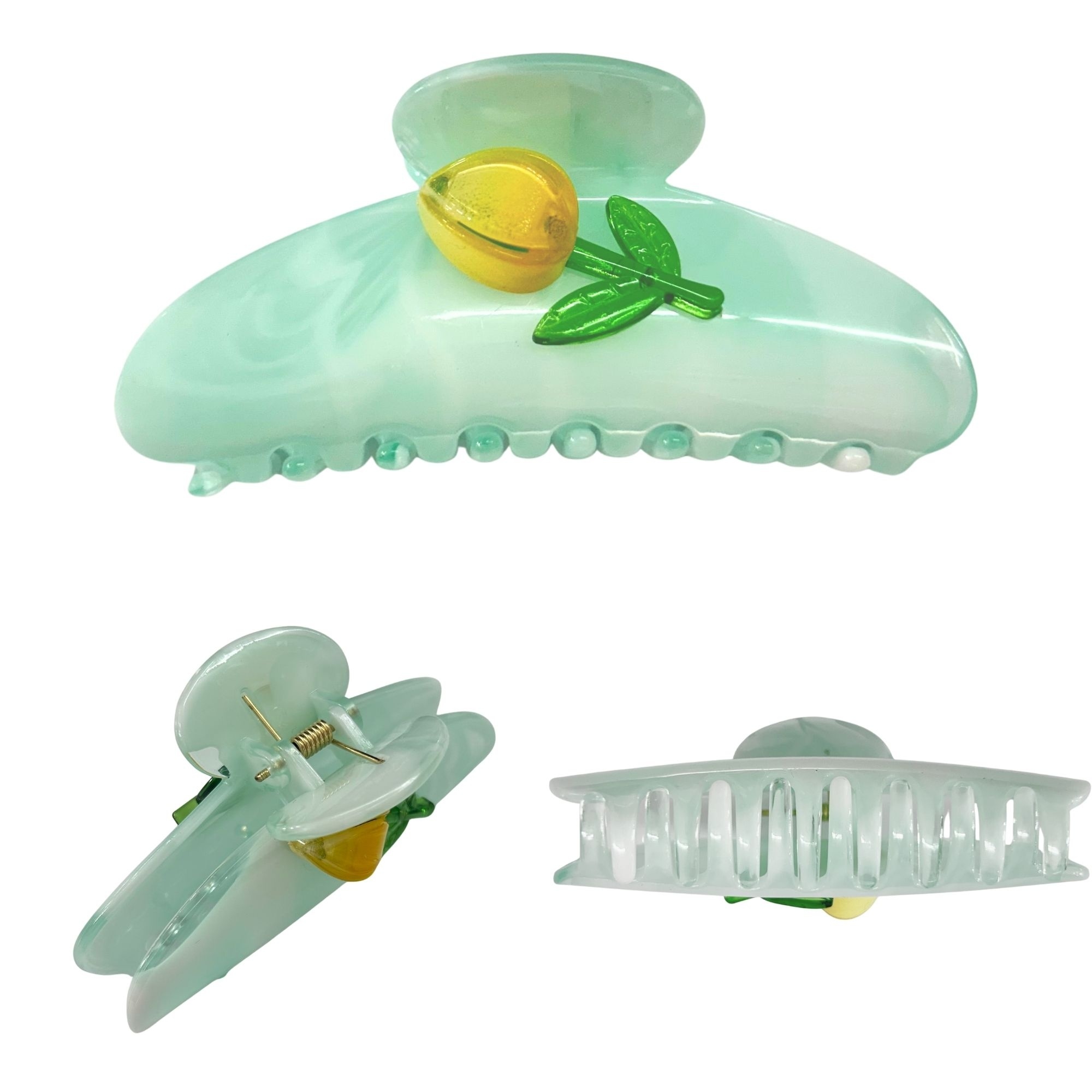 AJC-0458 CURVED TULIP HAIR CLAW 10CM image