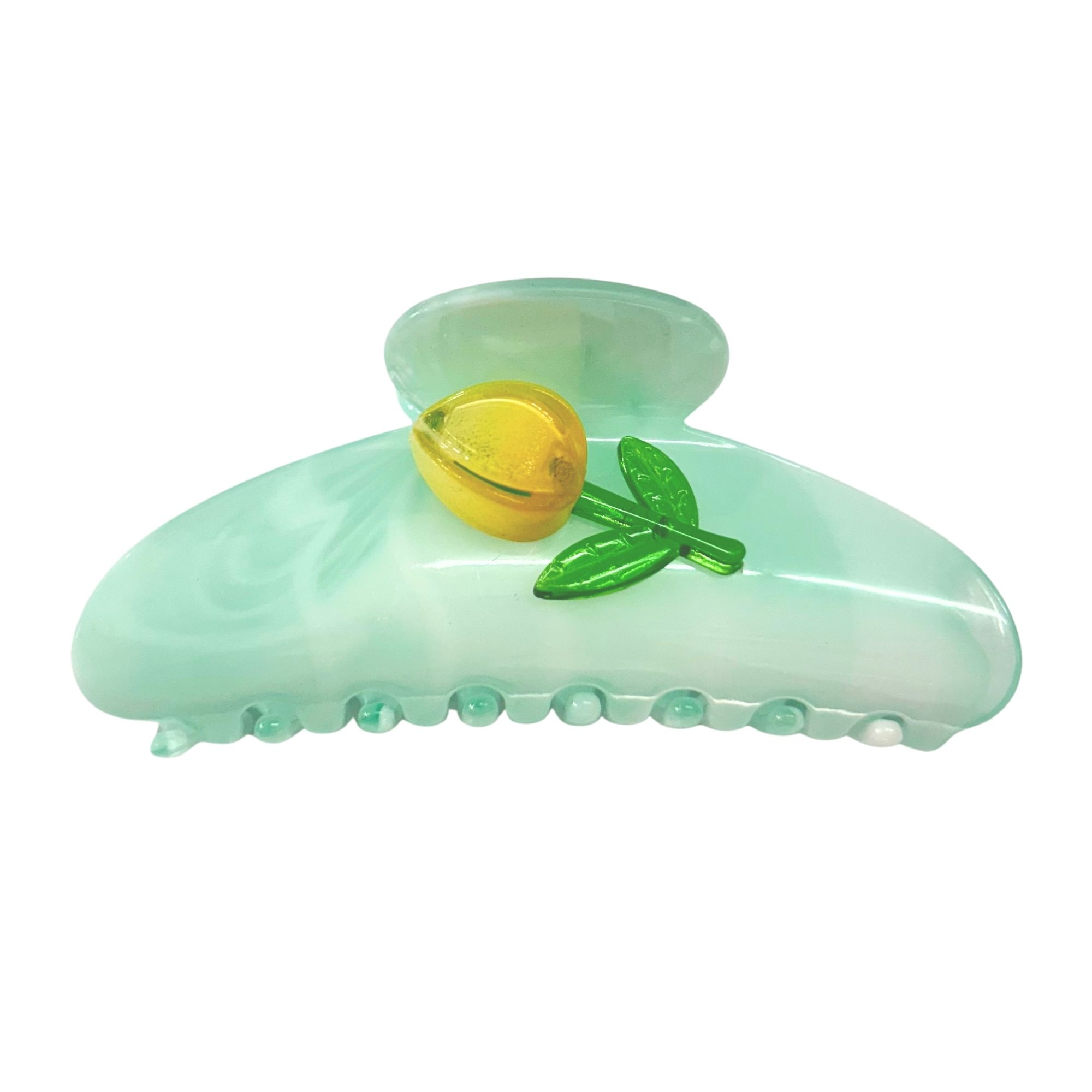 AJC-0458 CURVED TULIP HAIR CLAW 10CM image