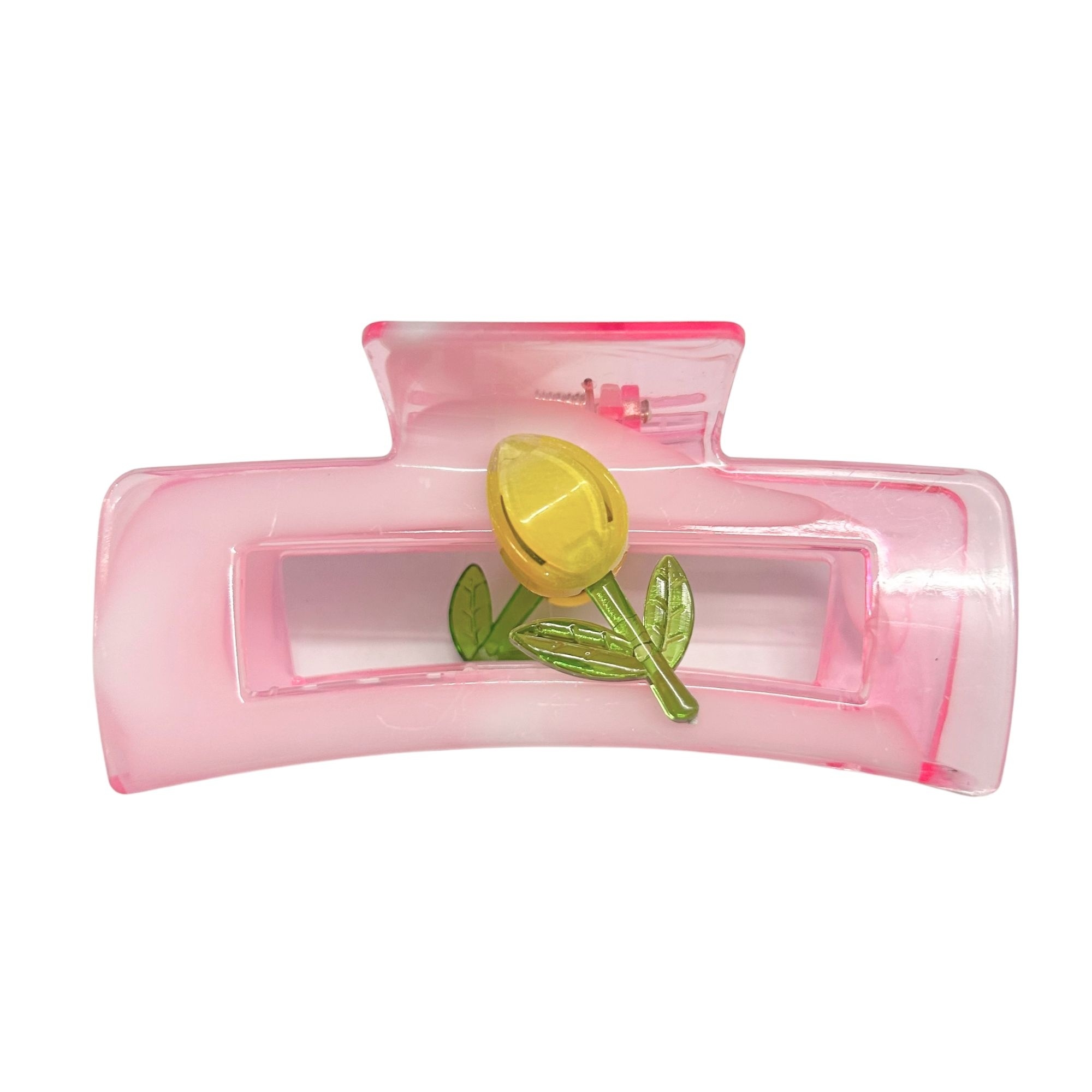 AJC-0459 RECTANGLE TULIP HAIR CLAW 10CM image