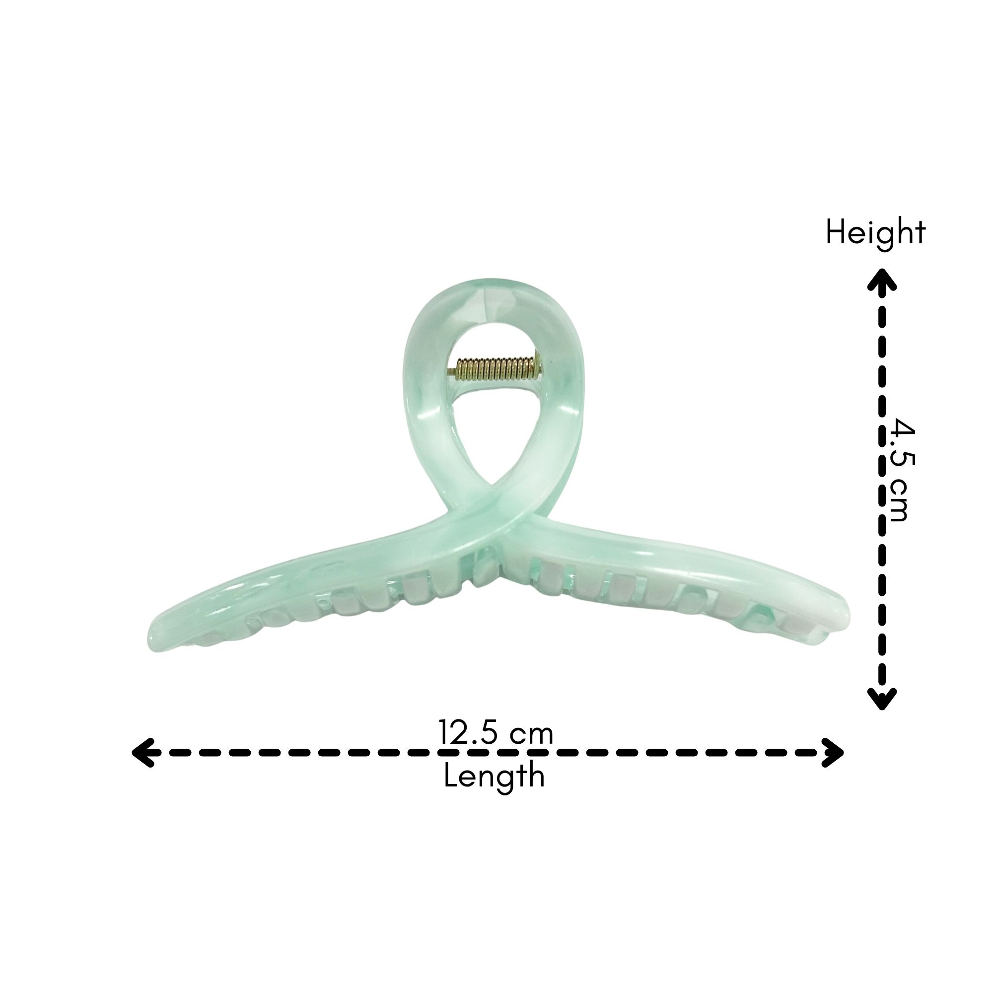 AJC-0460 INFINITY LOOP HAIR CLAW CLIP 12.5CM image