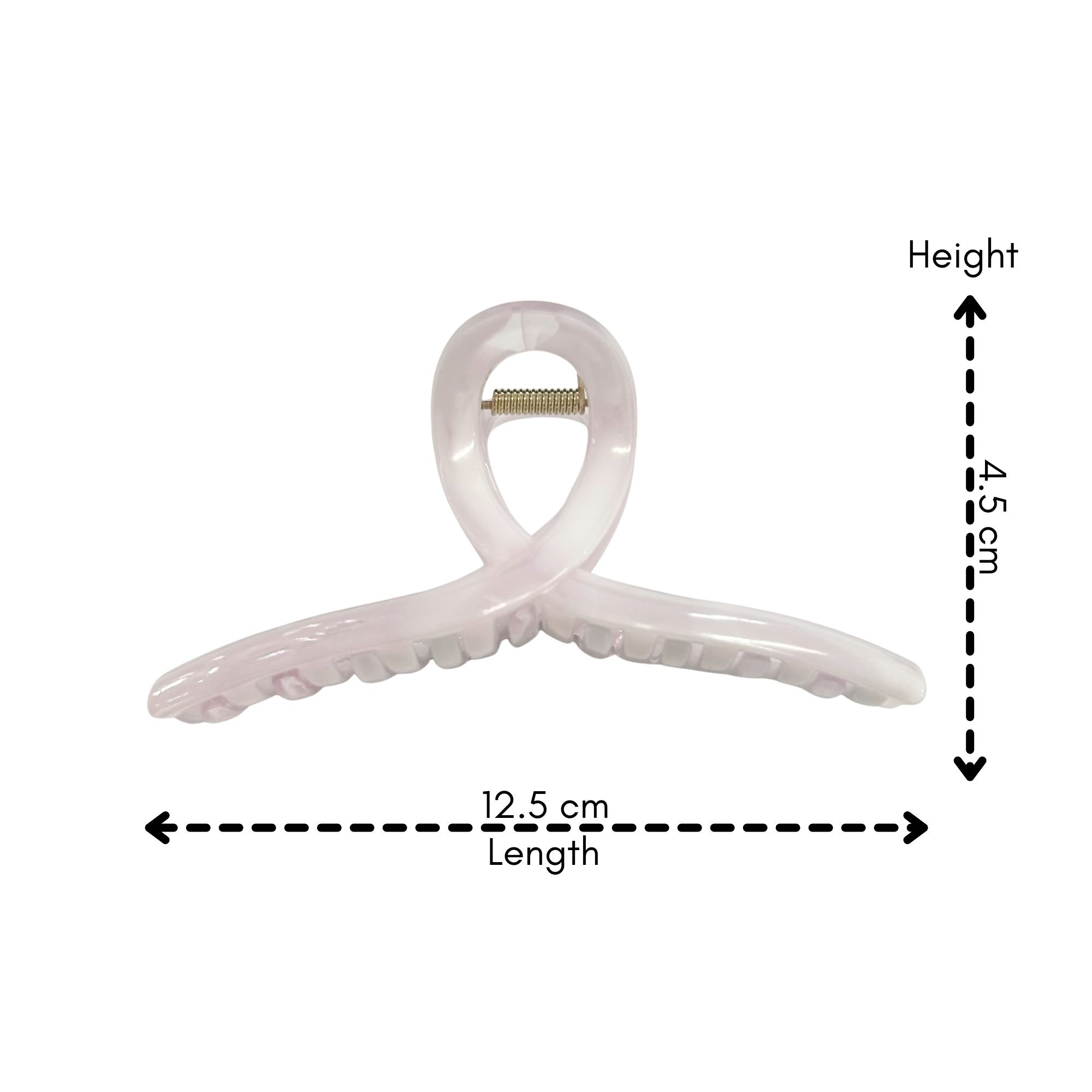 AJC-0460 INFINITY LOOP HAIR CLAW CLIP 12.5CM image