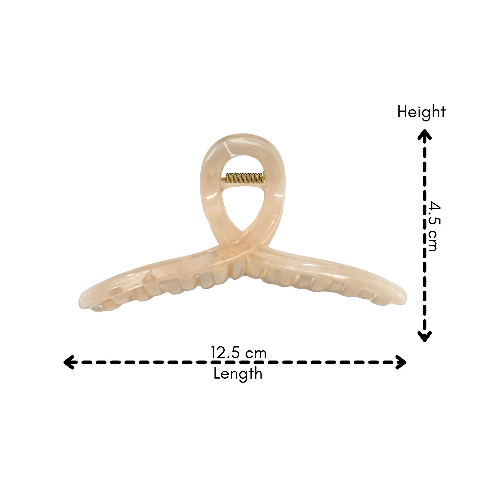 AJC-0460 INFINITY LOOP HAIR CLAW CLIP 12.5CM image