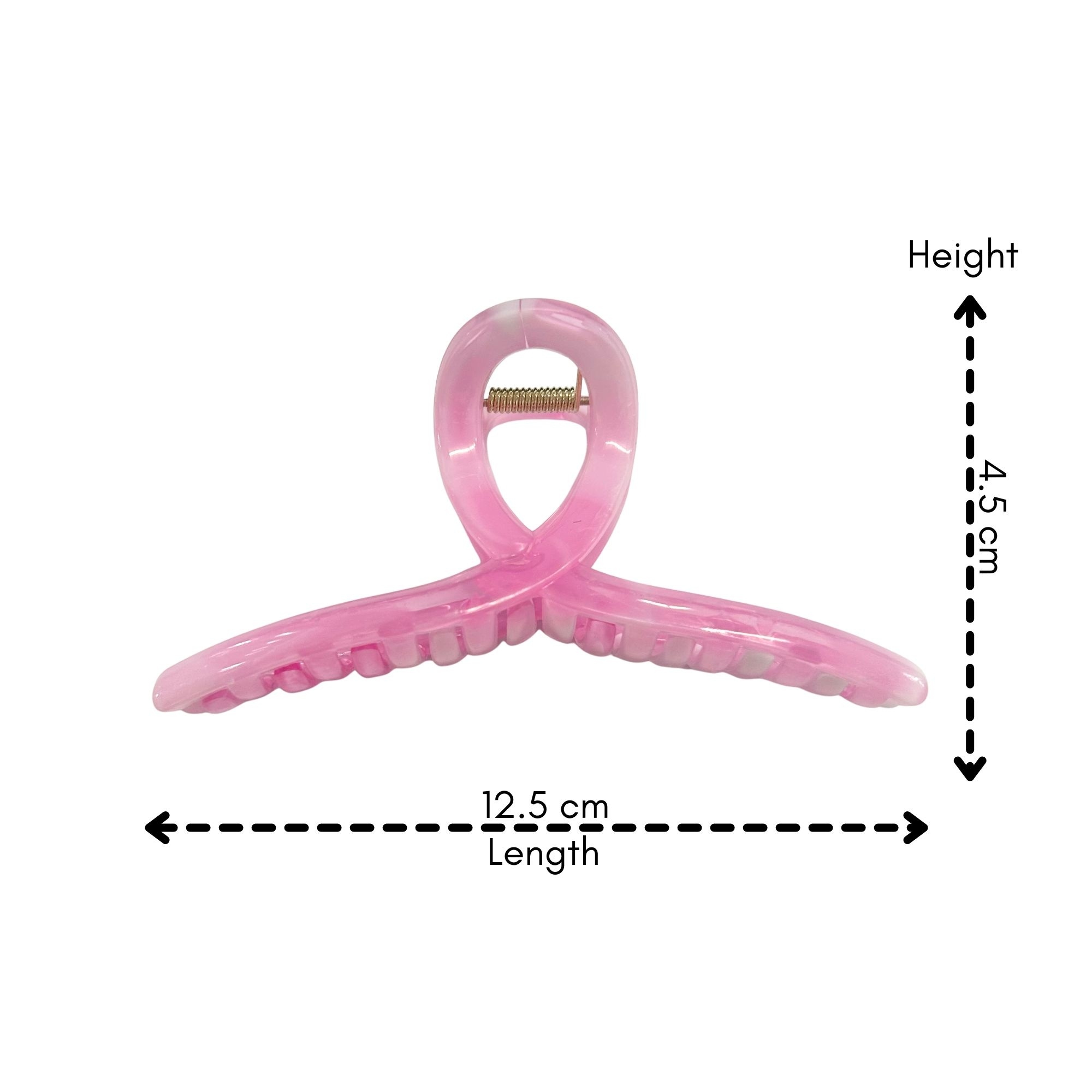 AJC-0460 INFINITY LOOP HAIR CLAW CLIP 12.5CM image