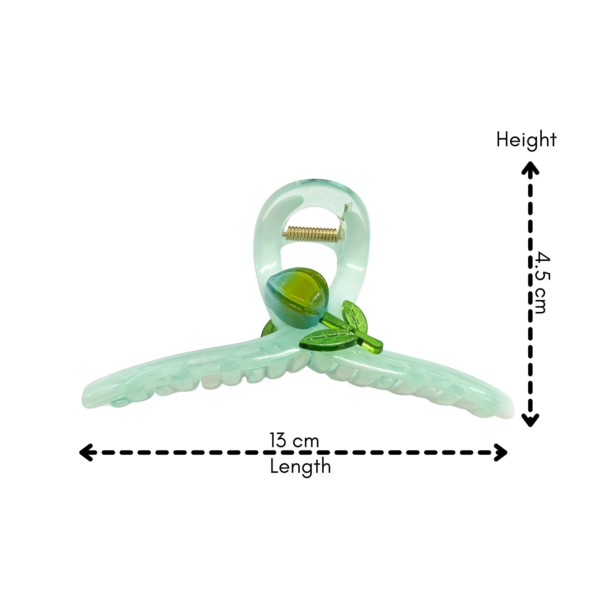 #0464 INFINITY TULIP HAIR CLAW 13CM image