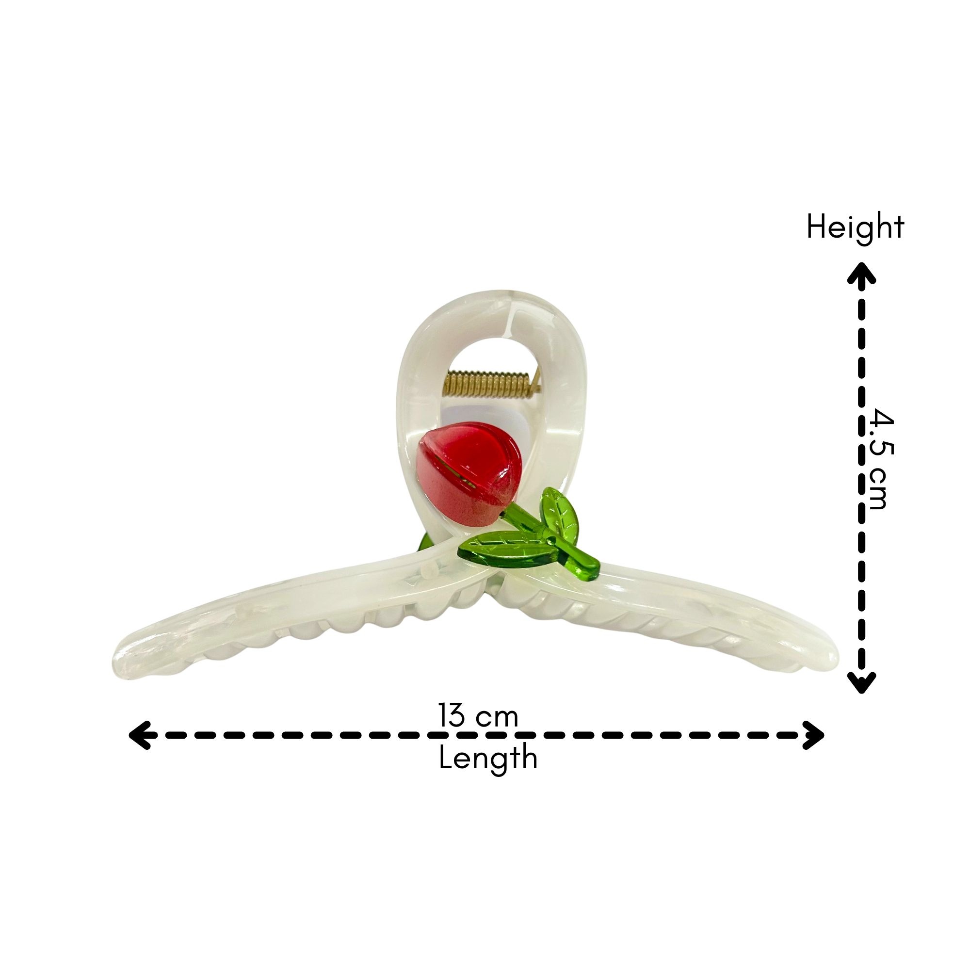 #0464 INFINITY TULIP HAIR CLAW 13CM image