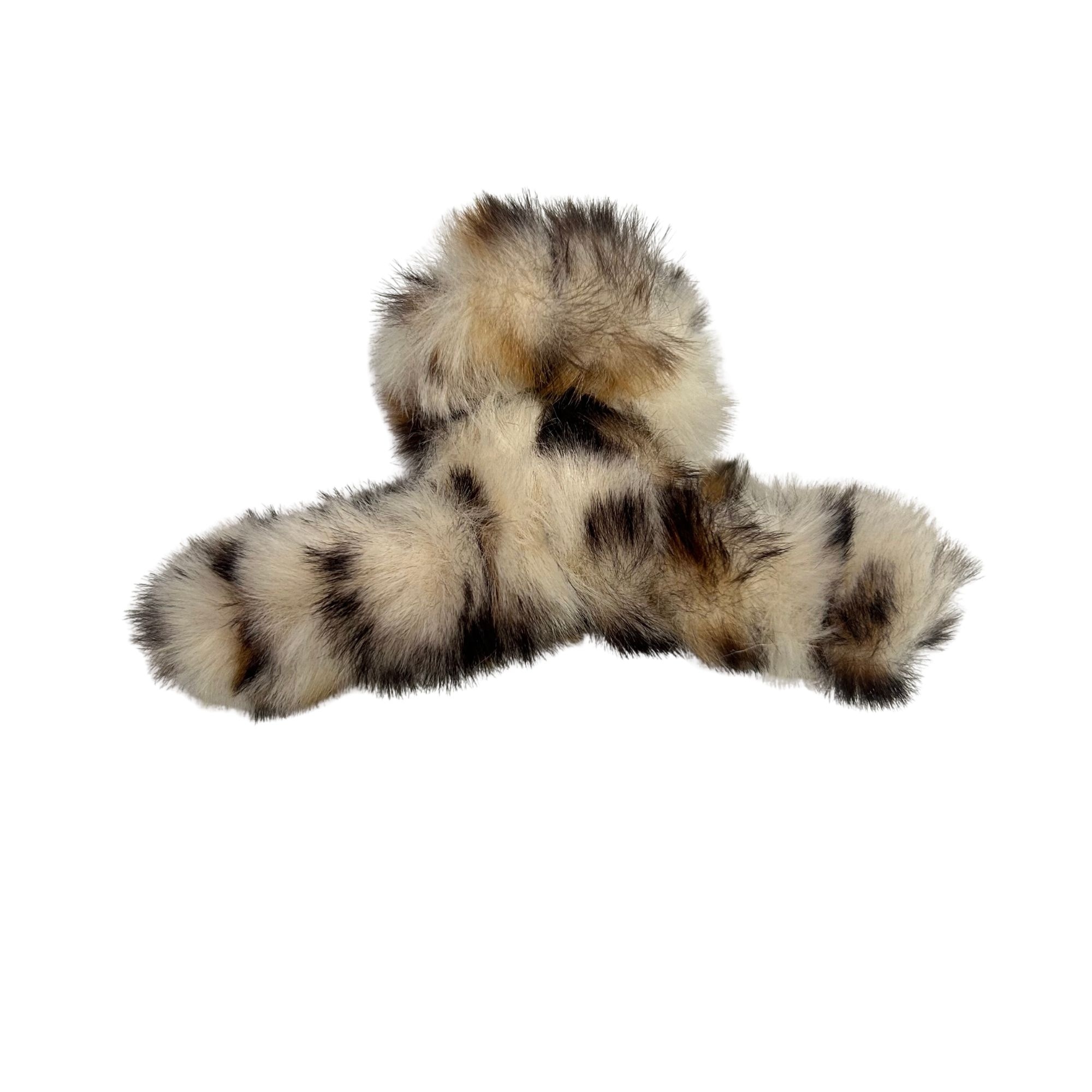 #0465 ANIMAL PRINT FLUFFY HAIR CLAW image