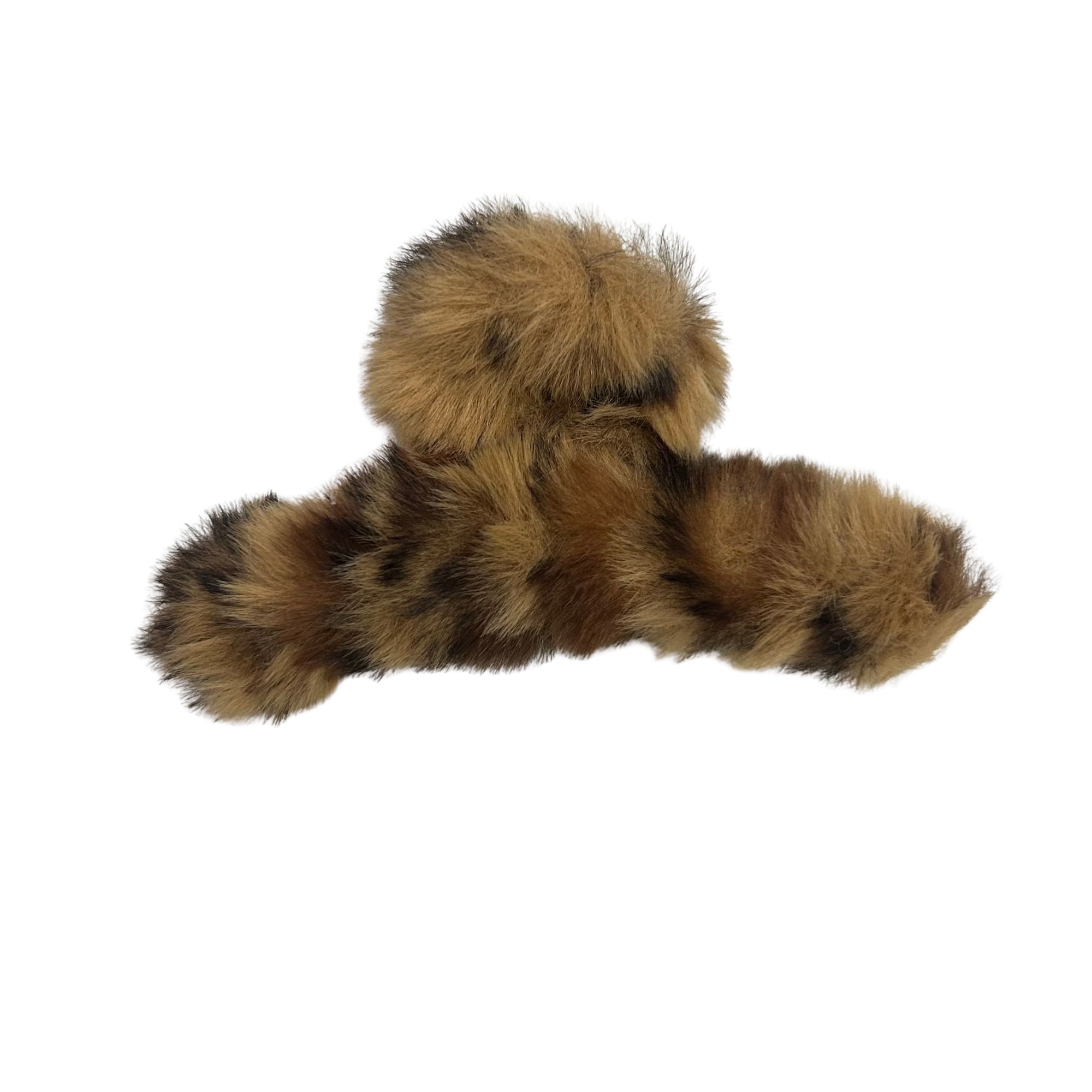 #0465 ANIMAL PRINT FLUFFY HAIR CLAW image