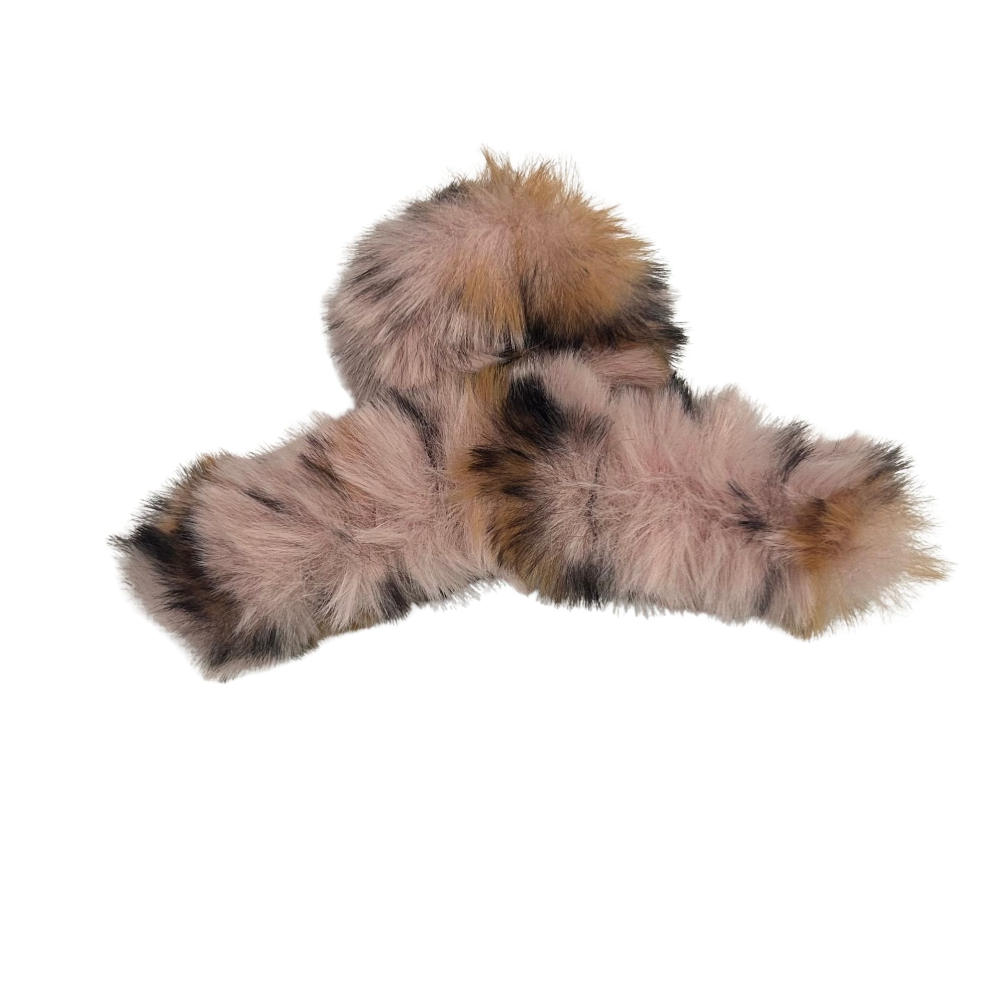 #0465 ANIMAL PRINT FLUFFY HAIR CLAW image