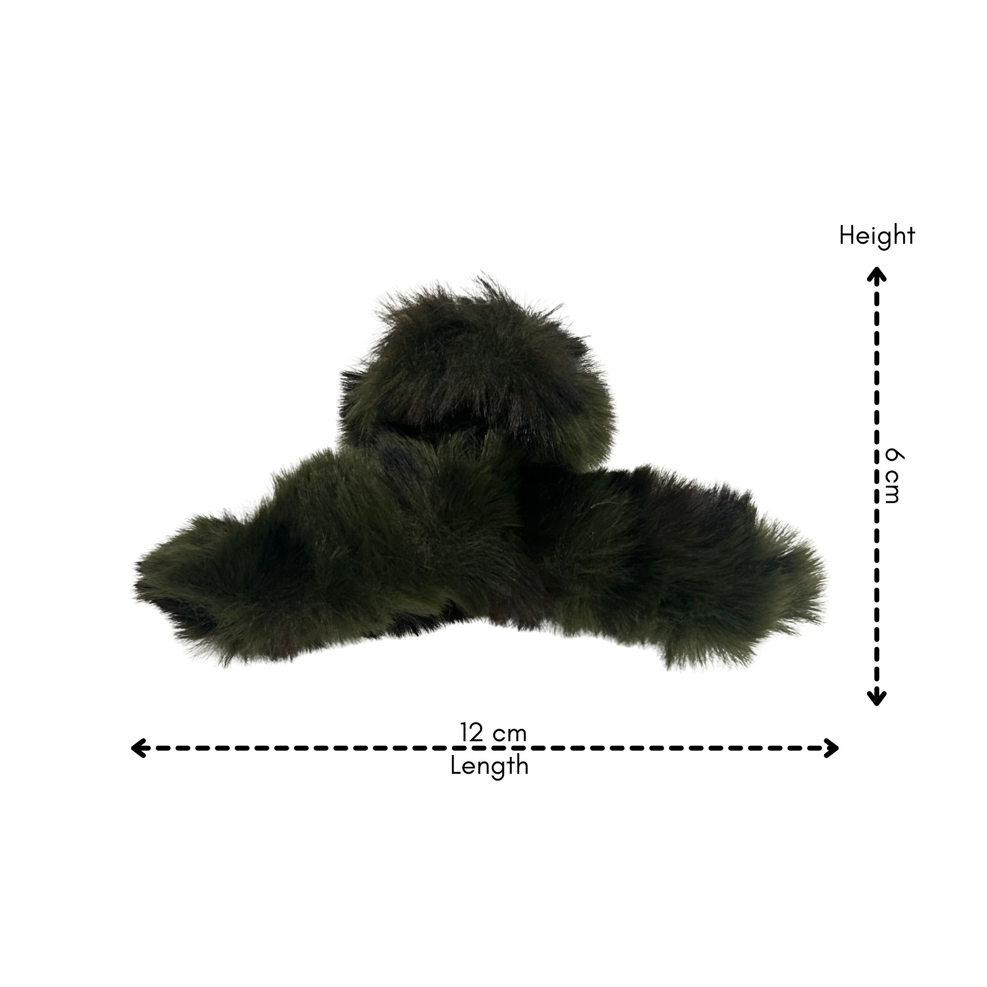 #0465 ANIMAL PRINT FLUFFY HAIR CLAW image