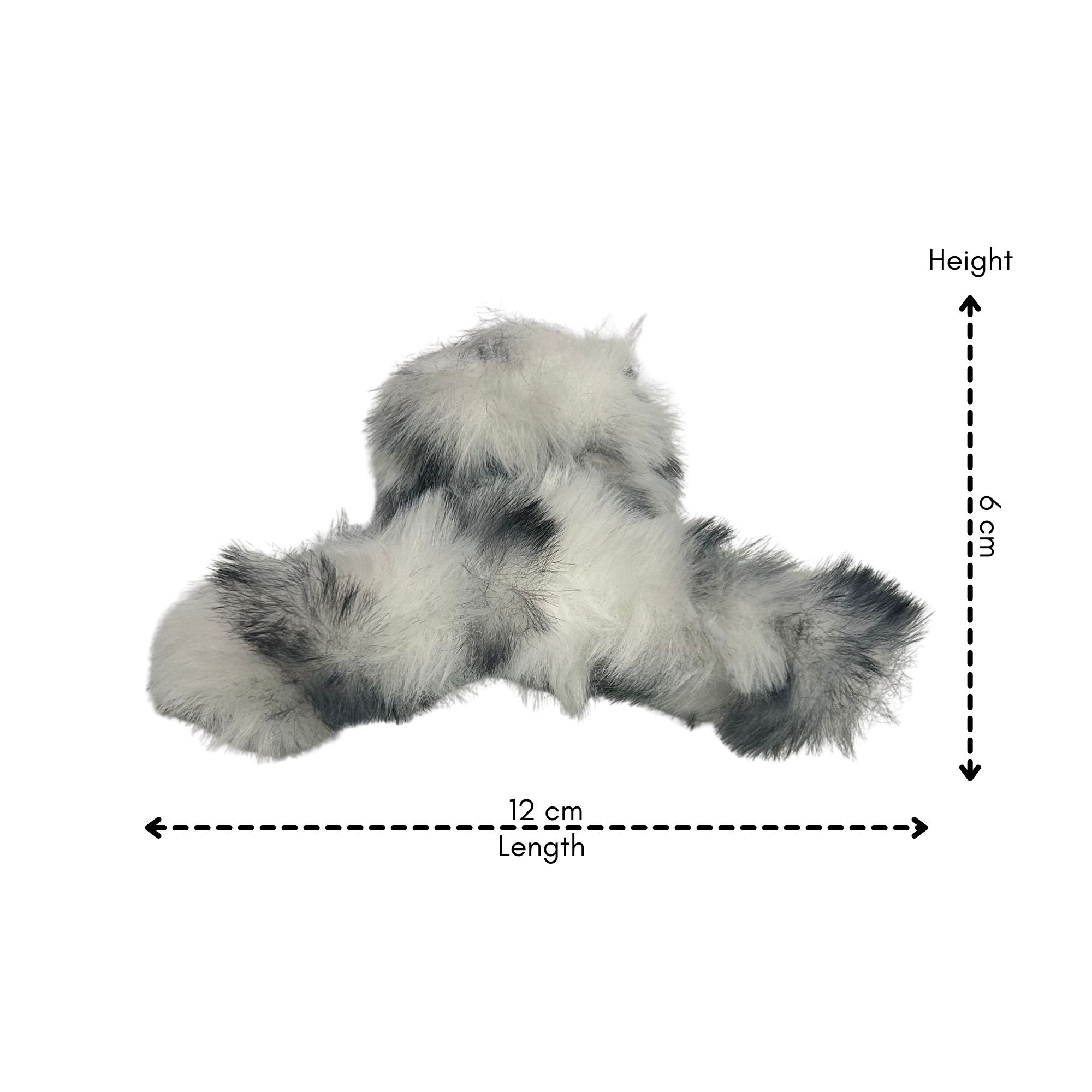 #0465 ANIMAL PRINT FLUFFY HAIR CLAW image