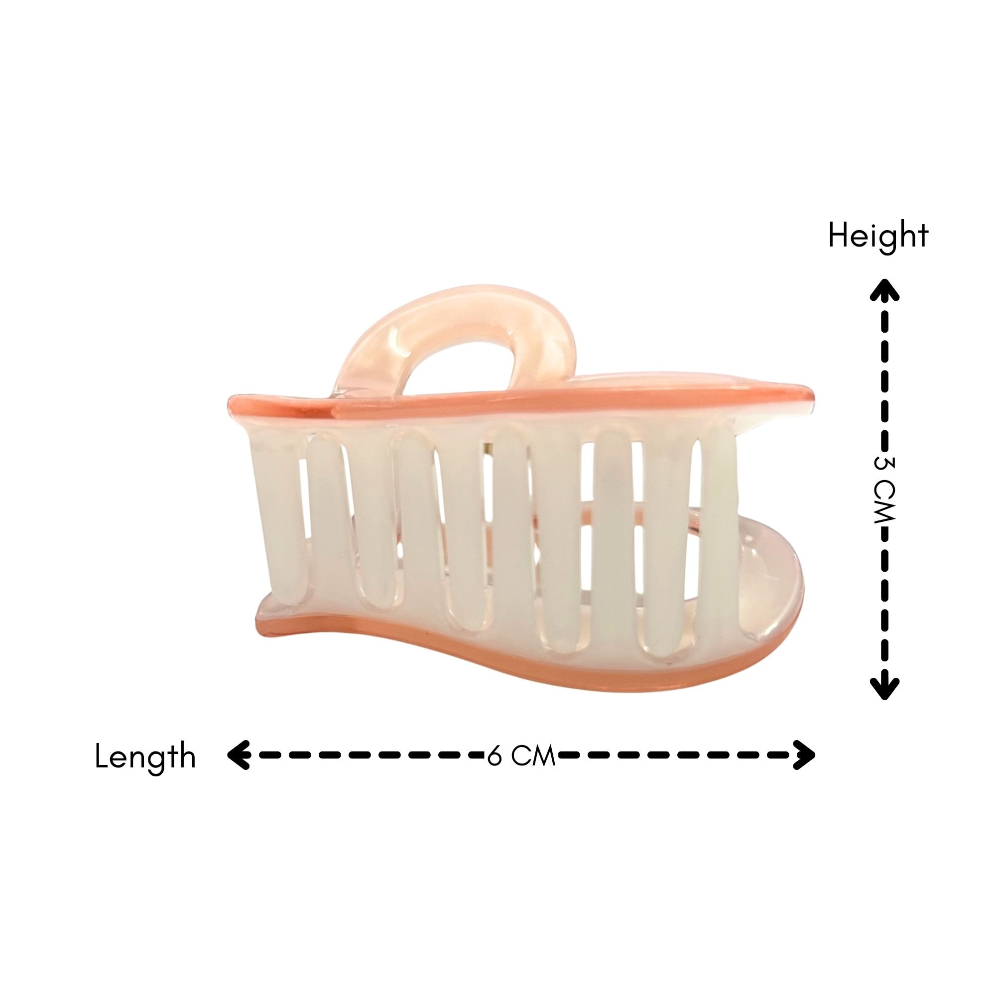#0473 LOVE SHAPE PASTEL HAIR CLAW image