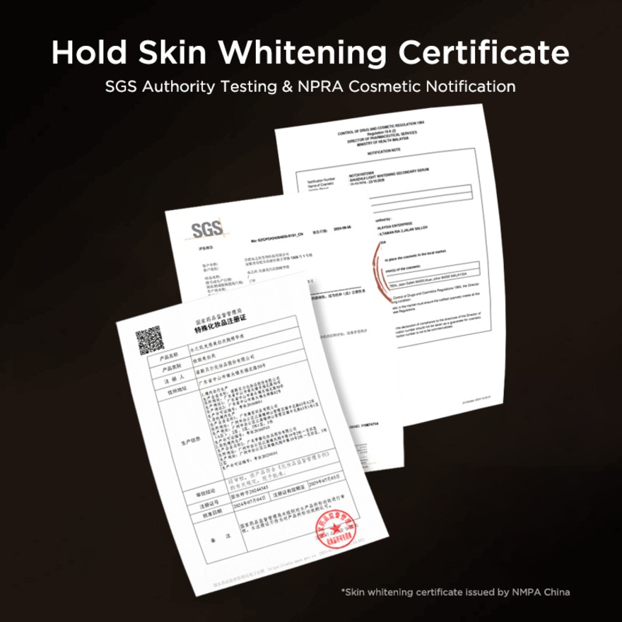 [ SHUIZHIJI ] Light Whitening Secondary Serum 30pcs