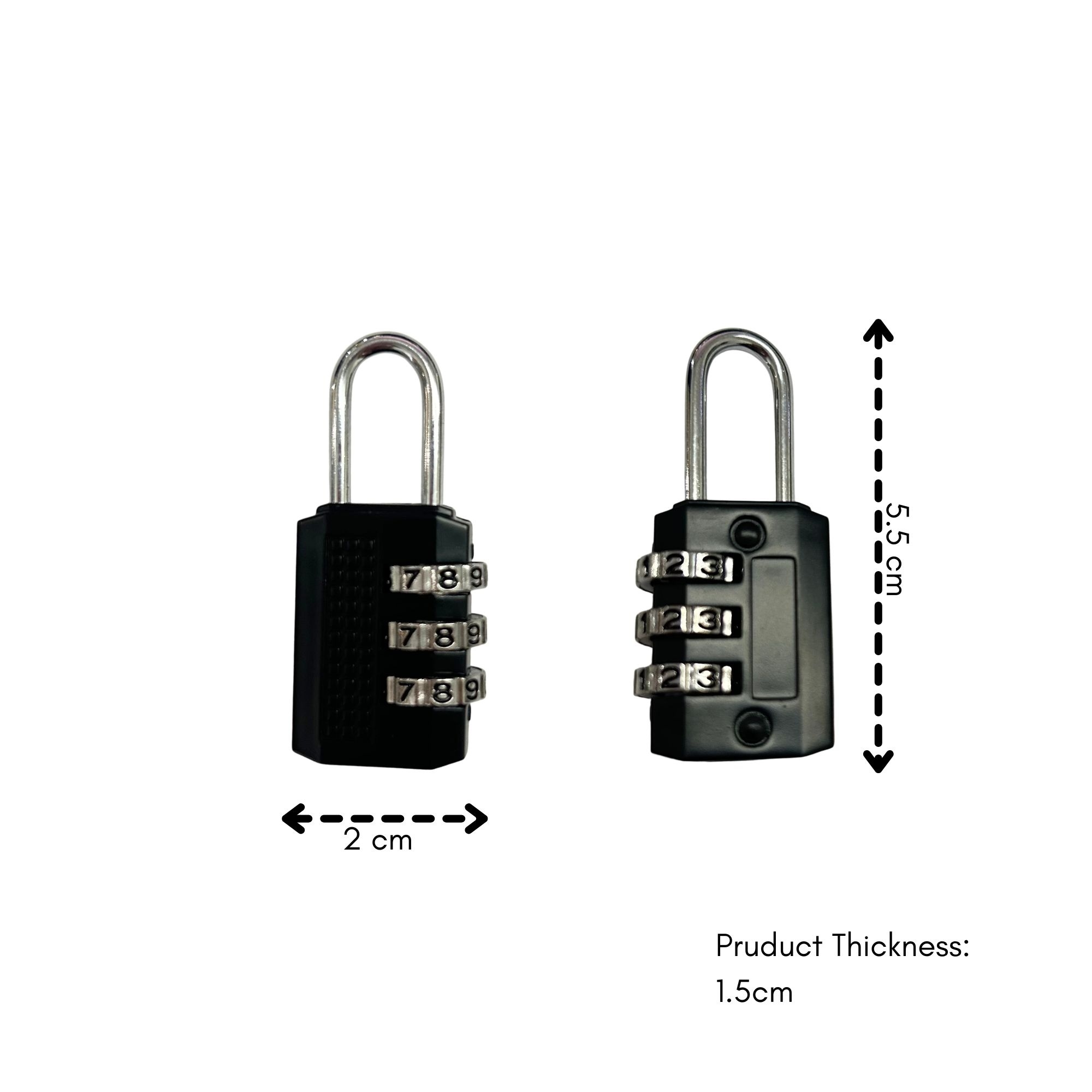#0063 TRAVEL TSA-385 LOCK SECURITY LOCK FOR LUGGAGE & SUITCASE