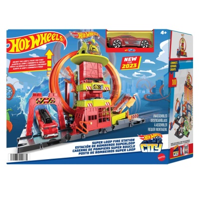 HOT WHEELS - HOT WHEELS CITY SUPER FIRE STATION (HKX41)