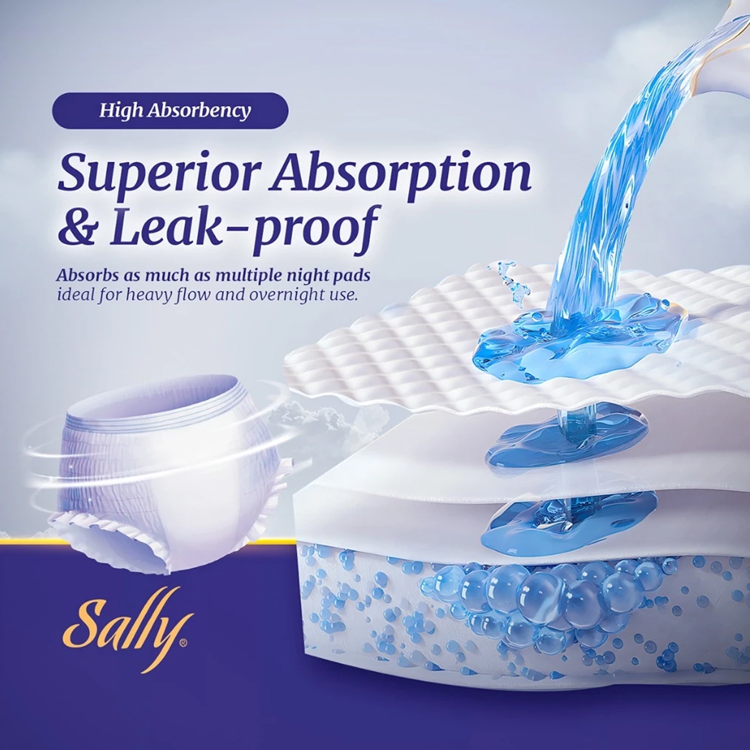 Sally GIRL Menstrual Pants - M size ( 60cm-105cm ) image