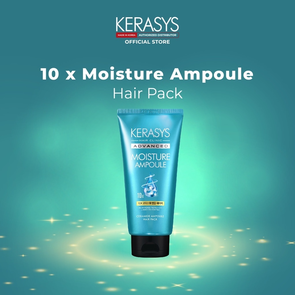 Kerasys Advanced 10x Moisture Ampoule Hair Pack (300ml)