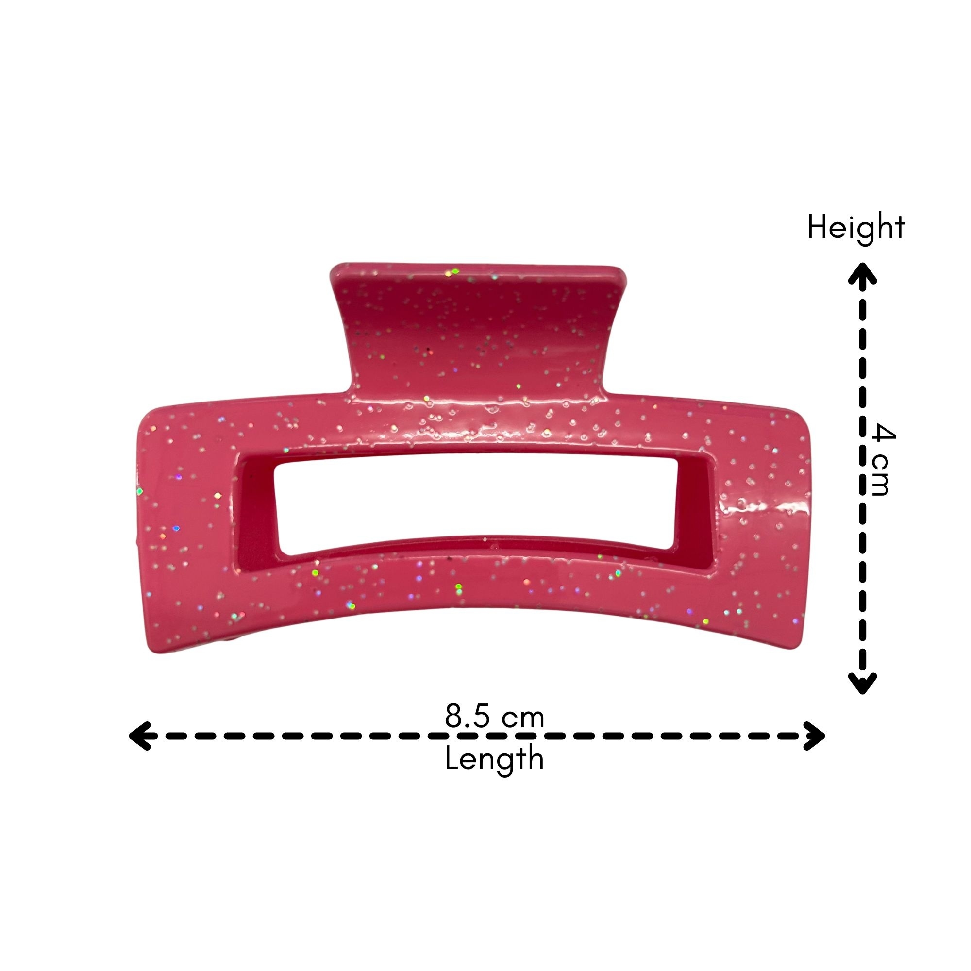 AJC-0402 HAIR CLAW PASTEL BLINK (RECTANGLE) 8.5CM image